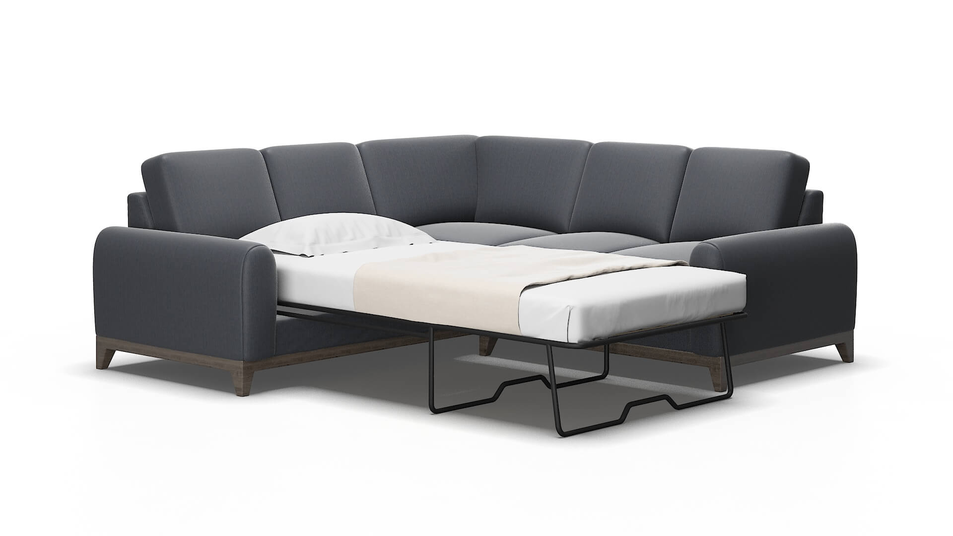 Mykonos Rocket Eclipse Sectional Sleeper Espresso legs 2