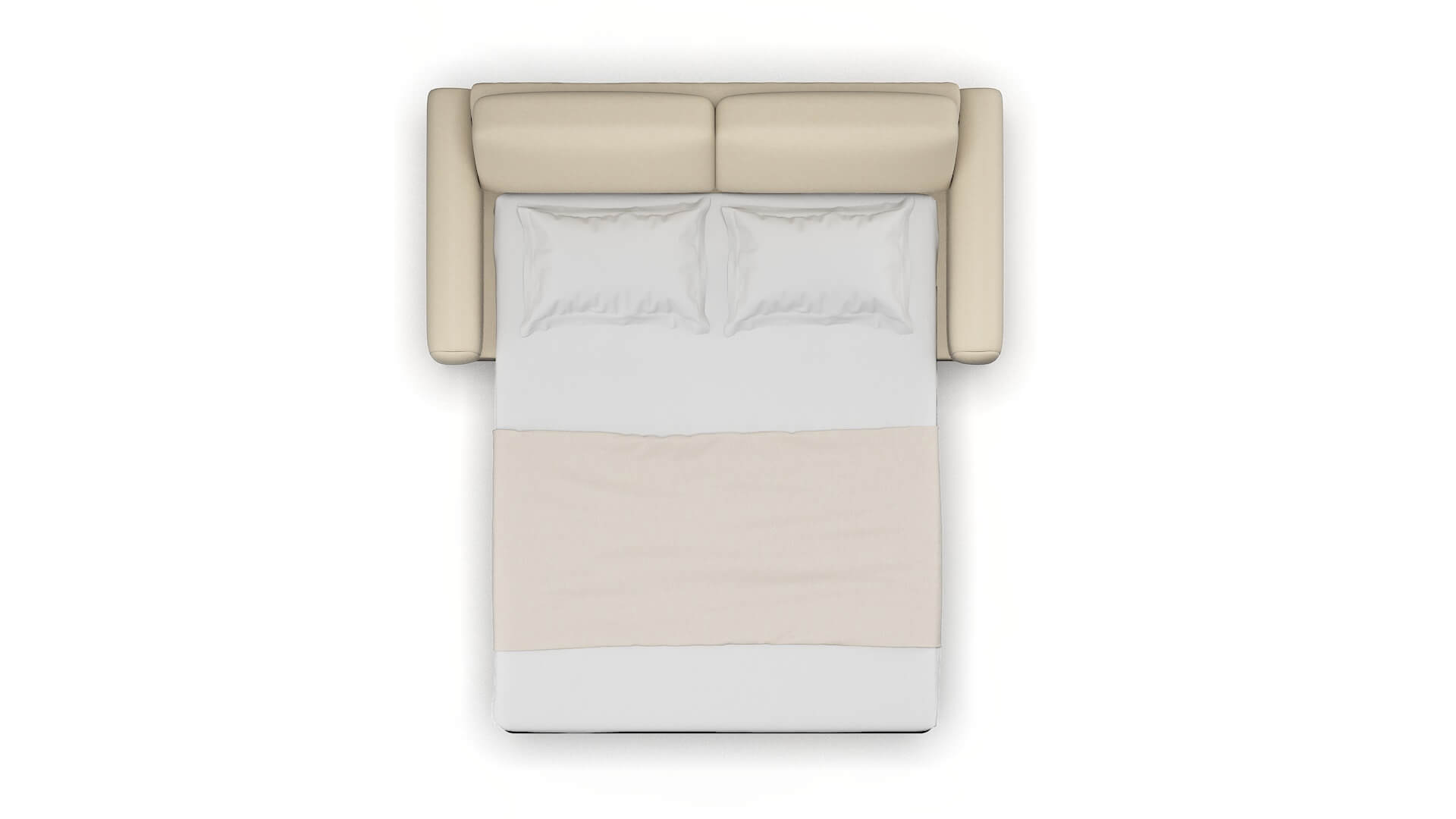 Mykonos Rocket Sand Sofa Sleeper Espresso legs 3