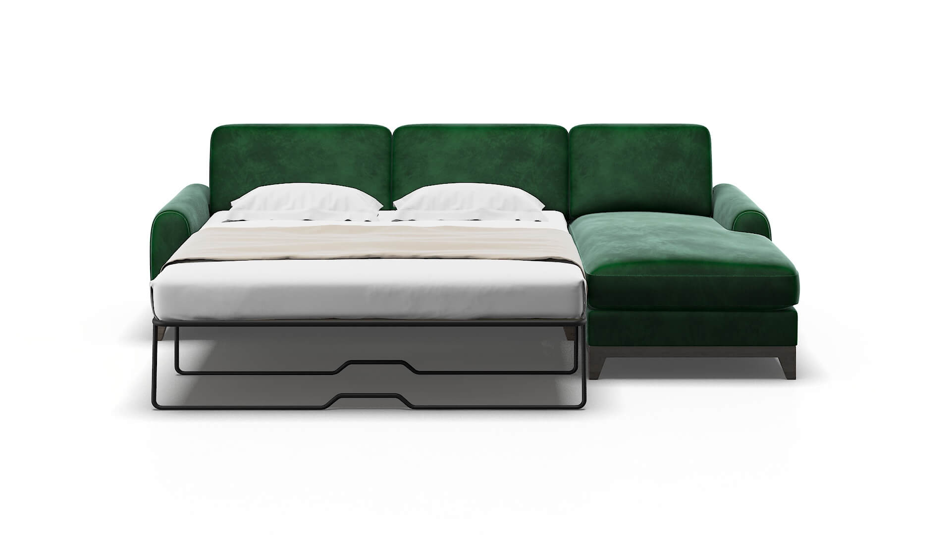 Mykonos Royale Evergreen Panel Sleeper Espresso legs 1