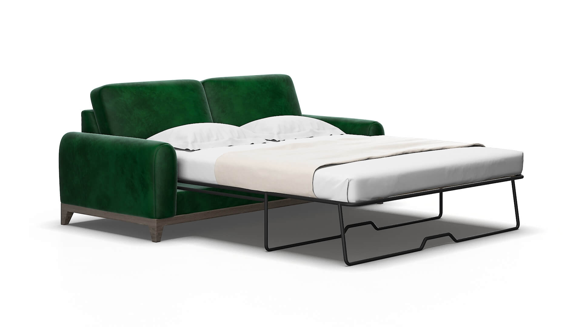 Mykonos Royale evergreen Sofa sleeper Espresso Legs  2