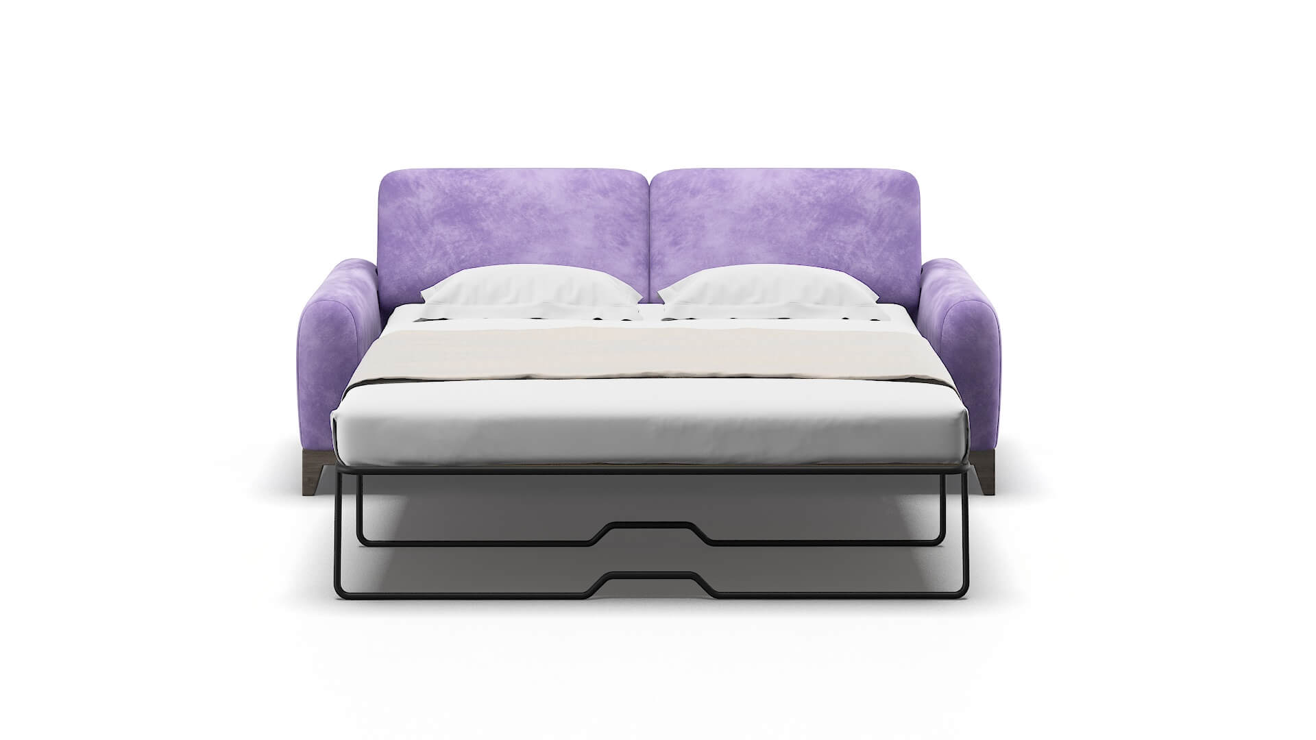 Mykonos Royale Lavender Sofa Sleeper Espresso legs 1