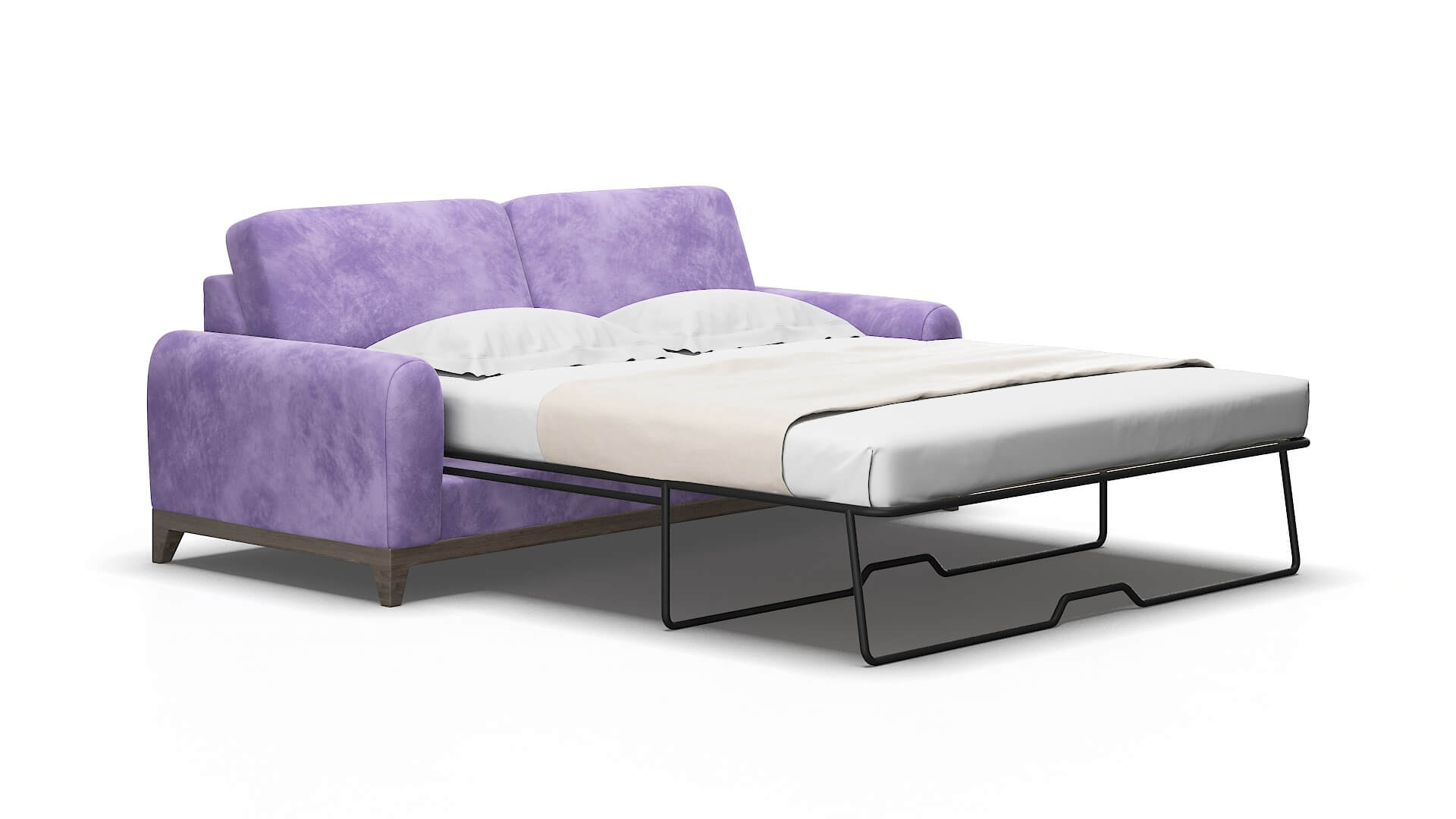 Mykonos Royale lavender Sofa sleeper Espresso Legs  2