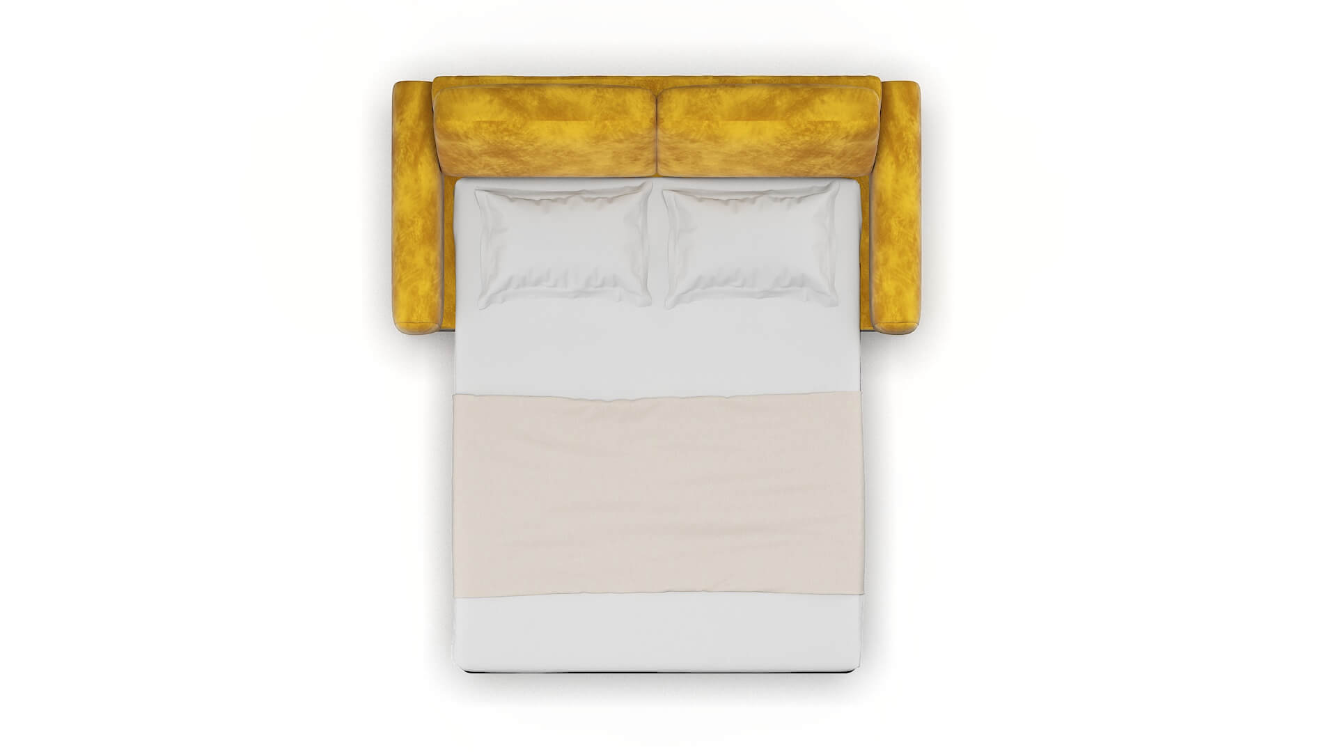 Mykonos Royale Marigold Sofa Sleeper Espresso legs 3