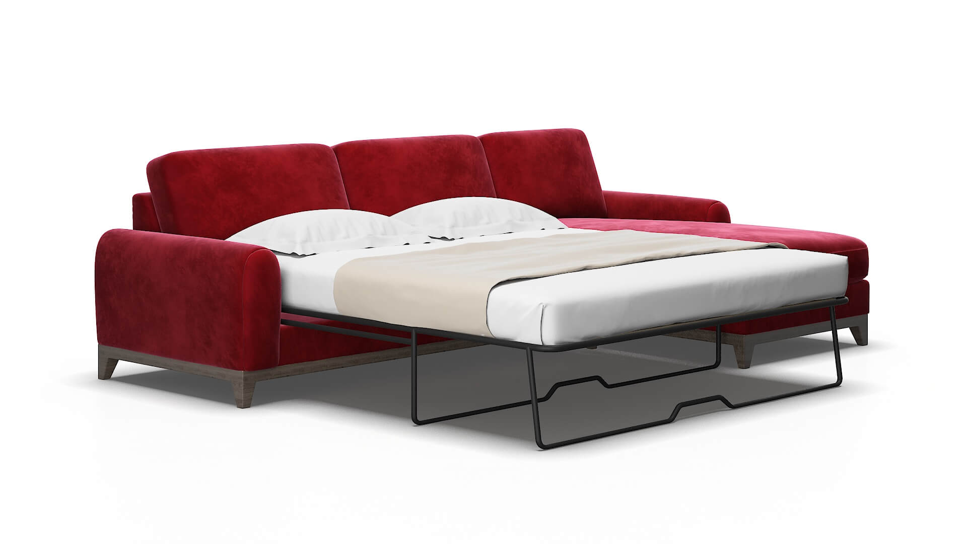 Mykonos Royale Ruby Panel Sleeper Espresso legs 2