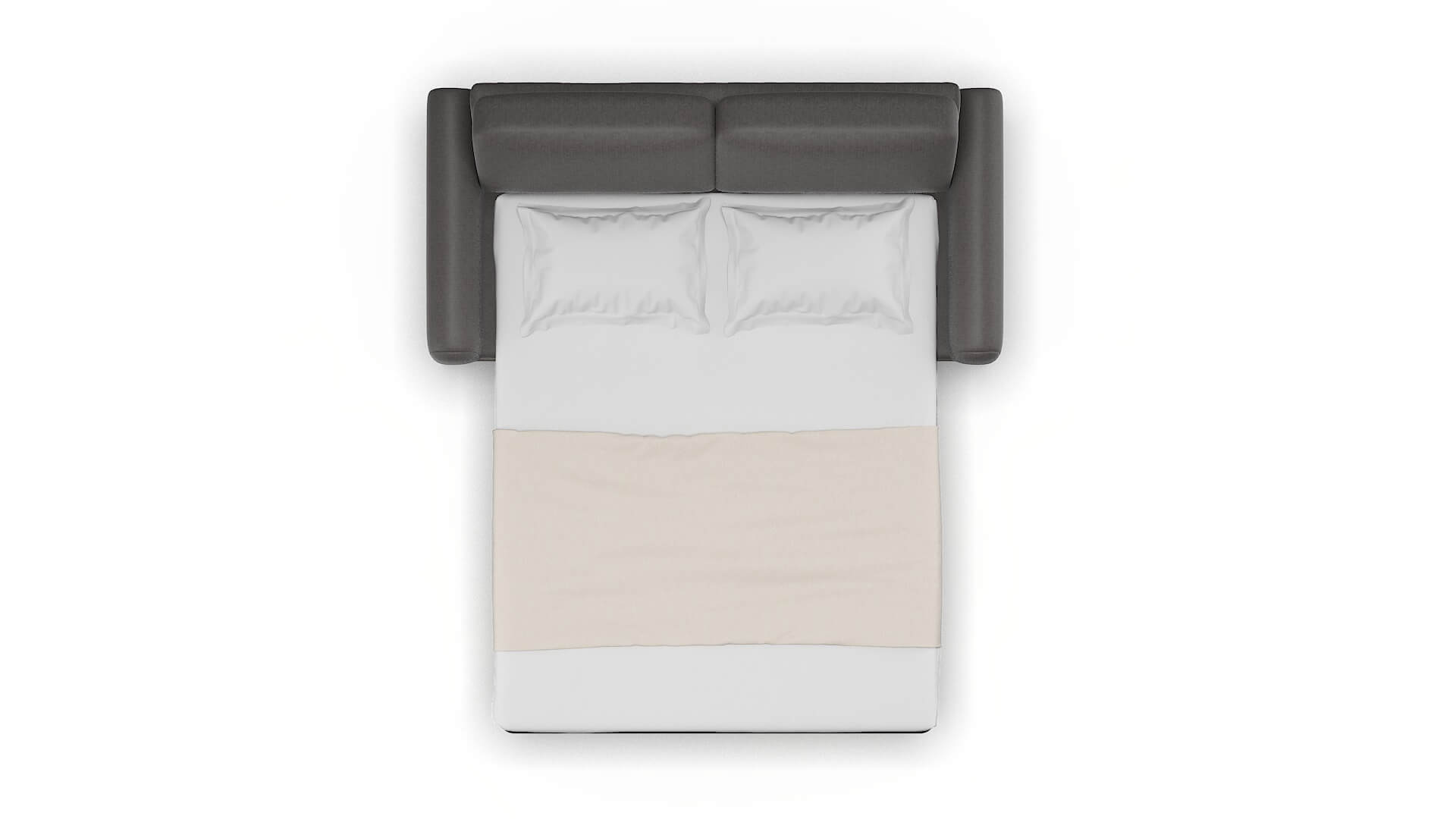 Mykonos Sasha Grey Sofa Sleeper Espresso legs 3