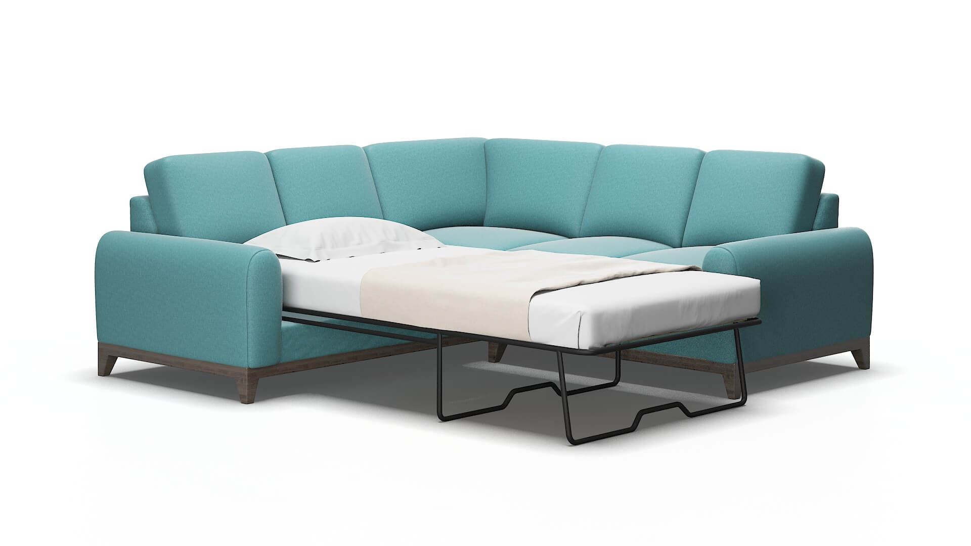 Mykonos Simplex aquavita Sectional sleeper Espresso Legs  2