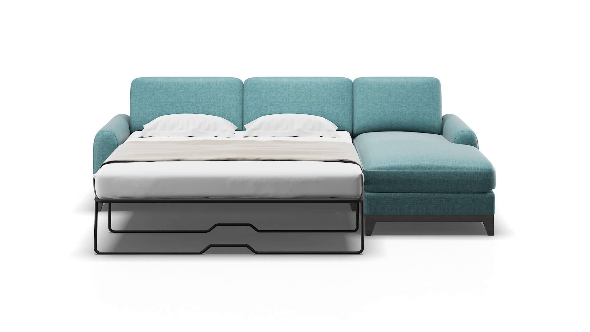 Mykonos Simplex Blue_moon Panel Sleeper Espresso legs 1