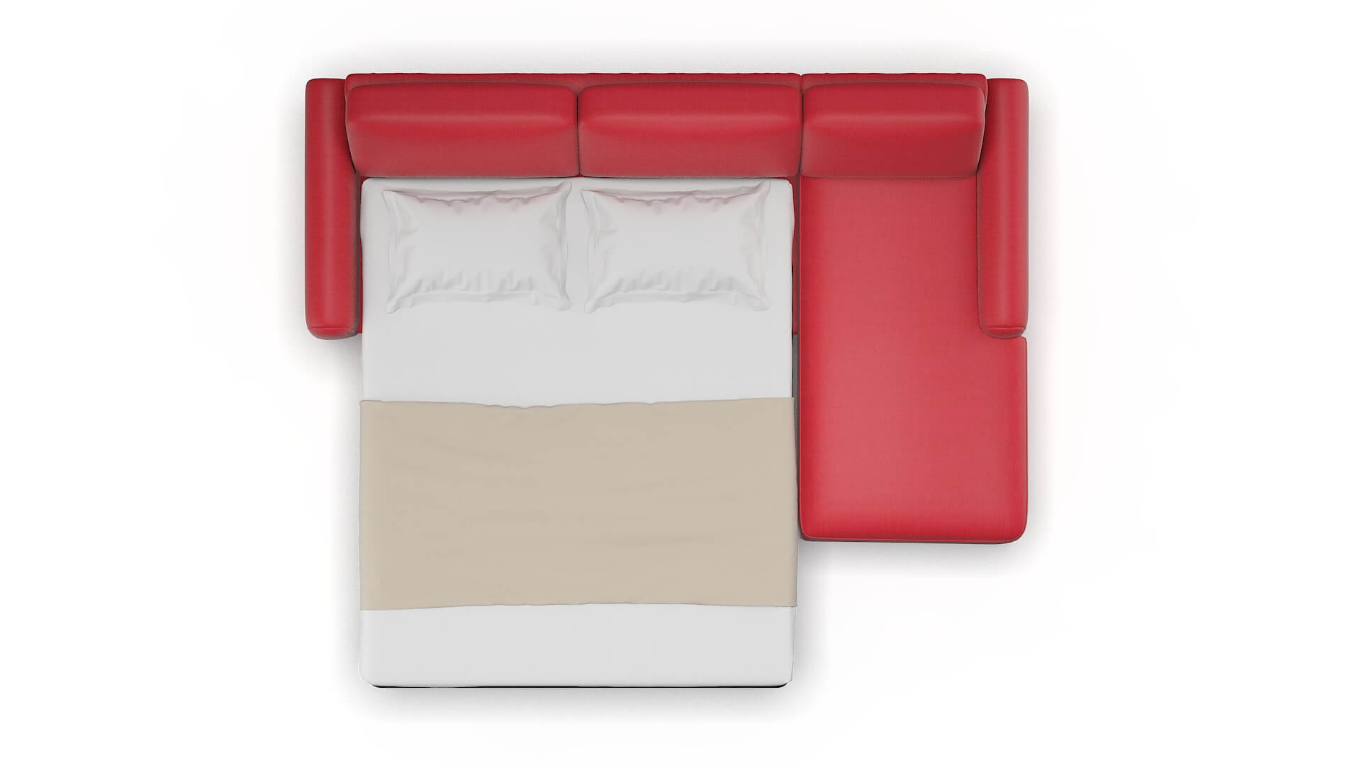 Mykonos Sorrento Berry Panel Sleeper Espresso legs 3