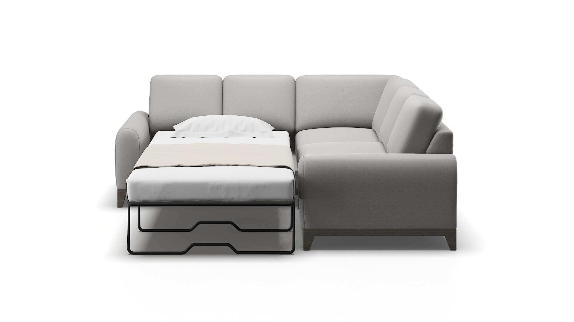 Mykonos Urban_d Pepper Sectional Sleeper Espresso legs 1