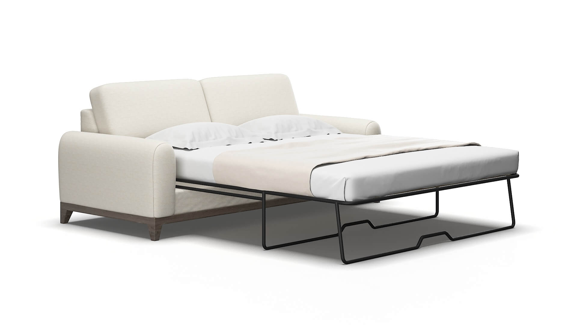 Mykonos Venus cream Sofa sleeper Espresso Legs  2