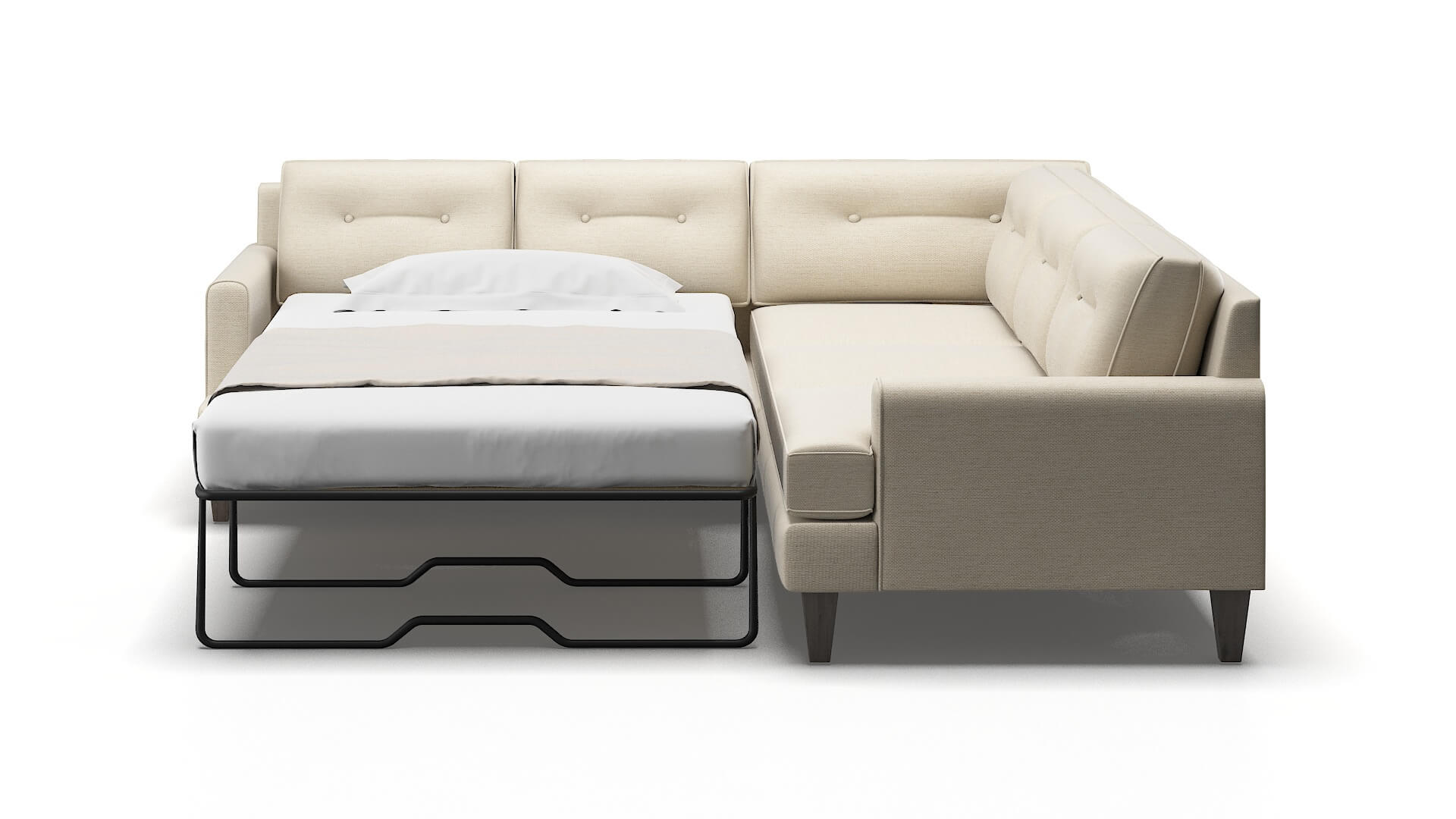 Naples Avenger Beach Sectional Sleeper Espresso legs 1