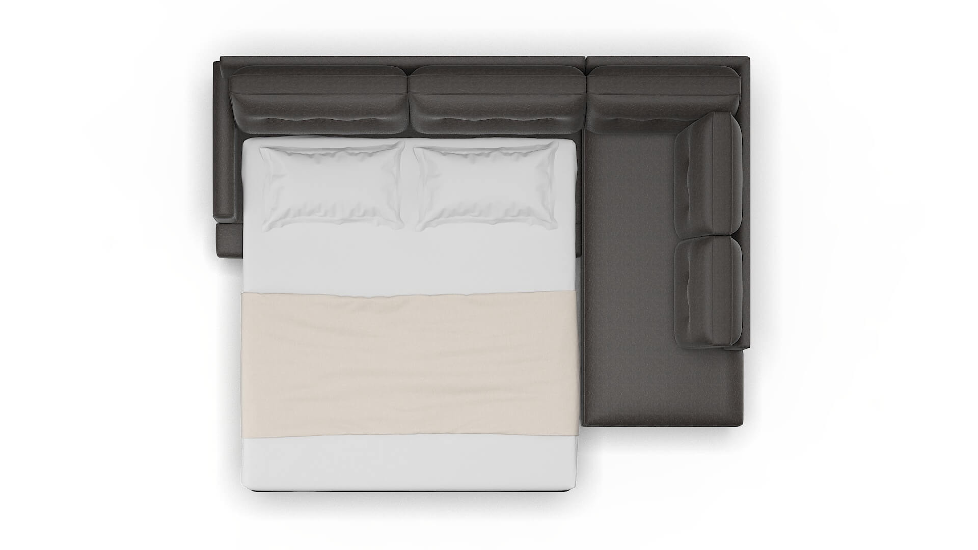 Naples Avenger Denim Panel Sleeper Espresso legs 3