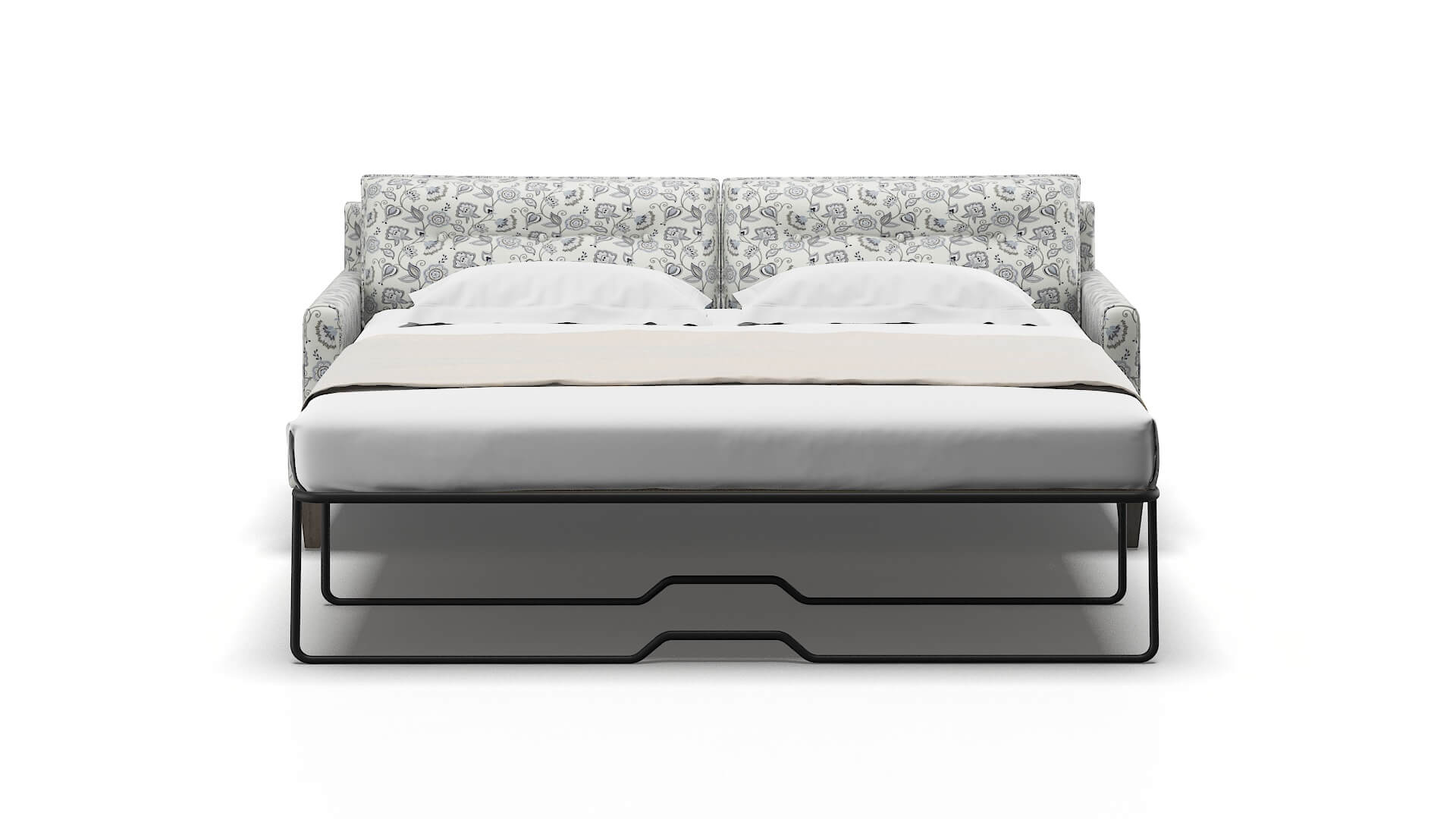 Naples Avignon Sky Sofa Sleeper Espresso legs 1