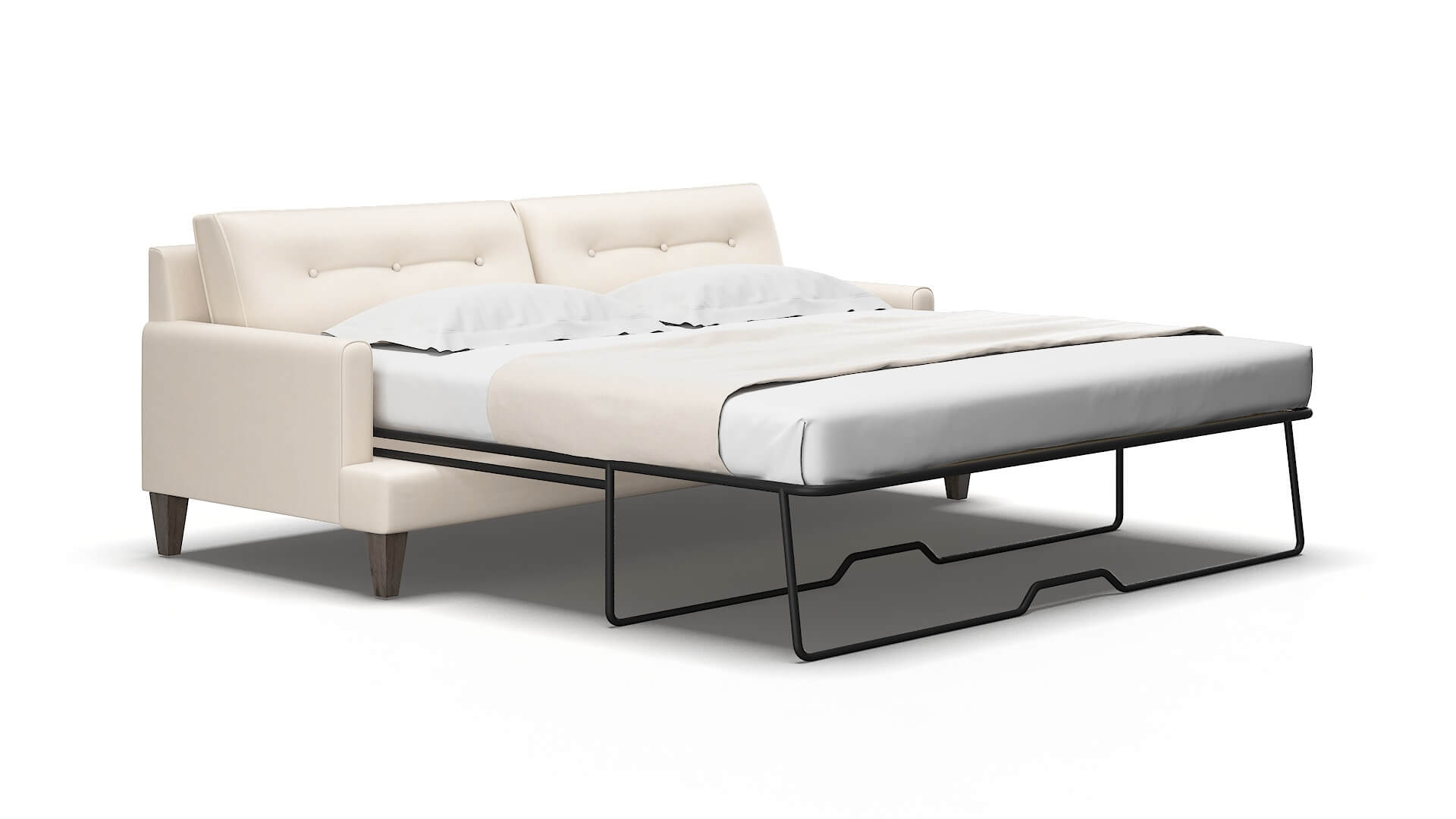 Naples Bella buckwheat Sofa sleeper Espresso Legs  2