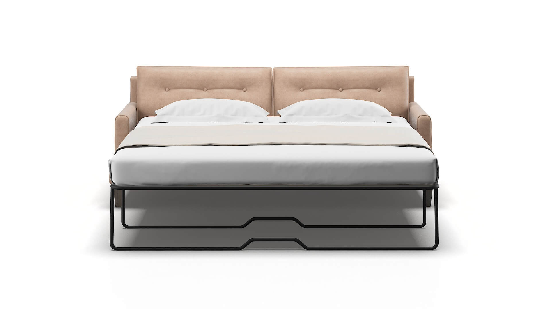 Naples Bella Cocoa Sofa Sleeper Espresso legs 1