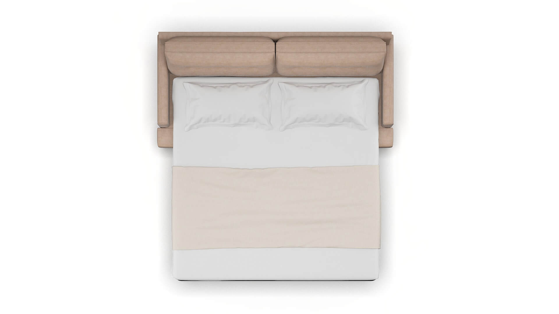 Naples Bella Pewter Sofa Sleeper Espresso legs 3