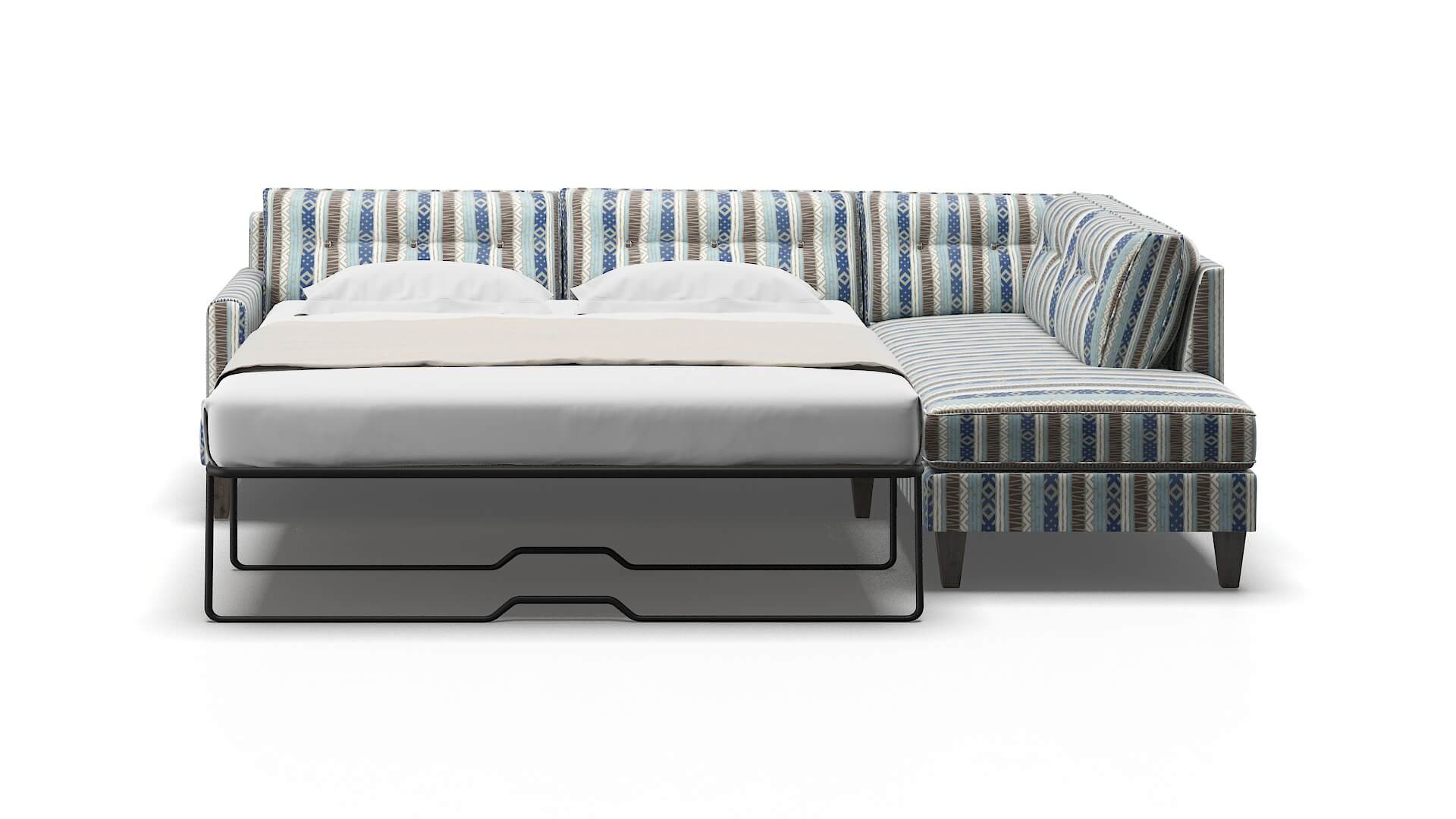 Naples Bodhi Indigo Panel Sleeper Espresso legs 1