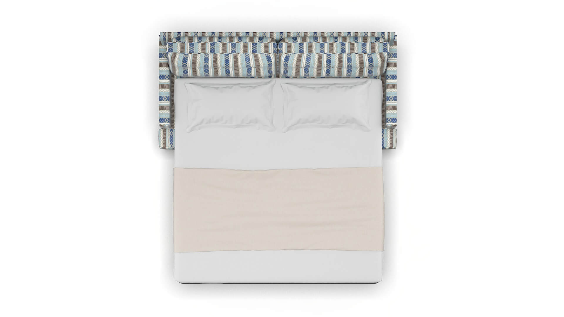 Naples Bodhi Indigo Sofa Sleeper Espresso legs 3