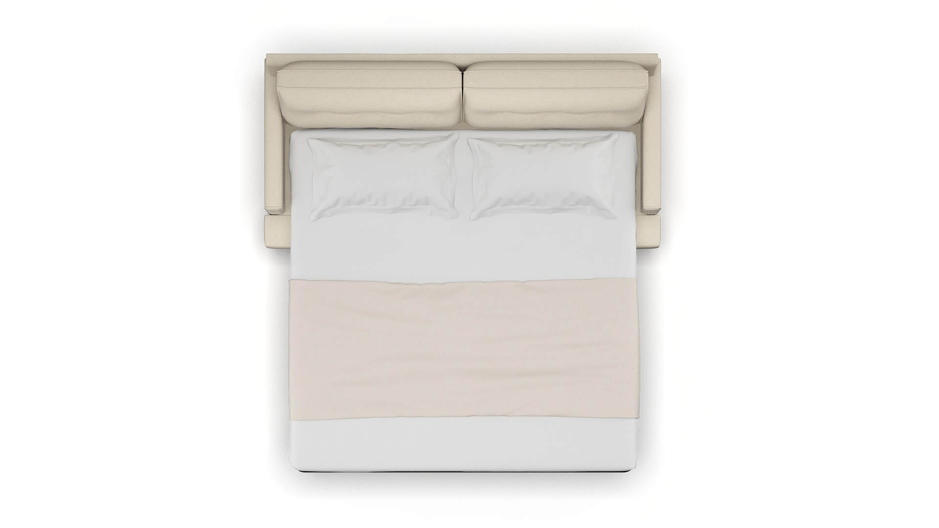 Naples Chance Sand Sofa Sleeper Espresso legs 3