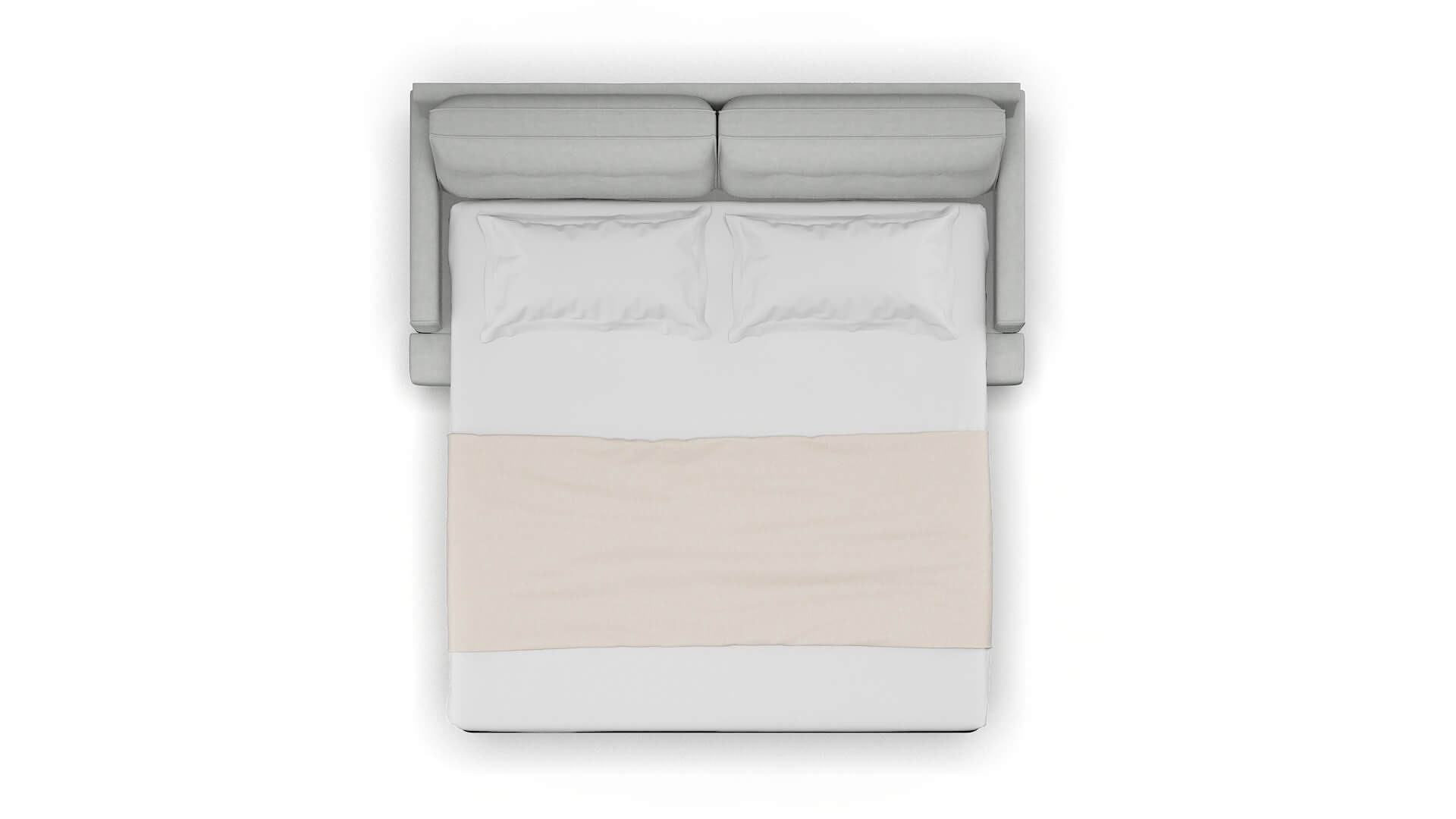 Naples Dawson Platinum Sofa Sleeper Espresso legs 3