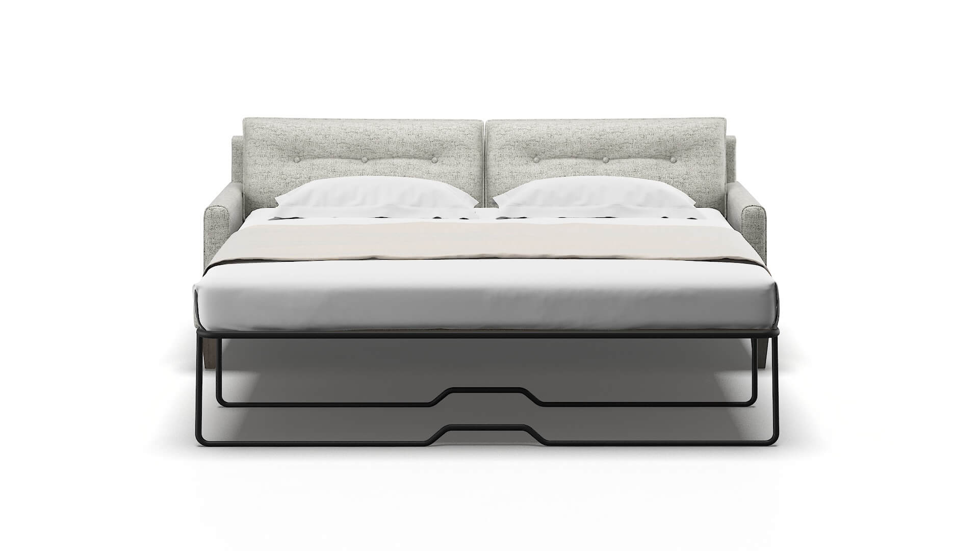 Naples Derby Ash Sofa Sleeper Espresso legs 1