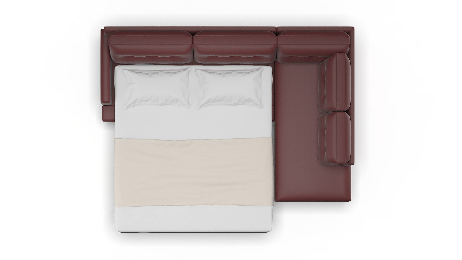 Naples Derby Berry Panel Sleeper Espresso legs 3