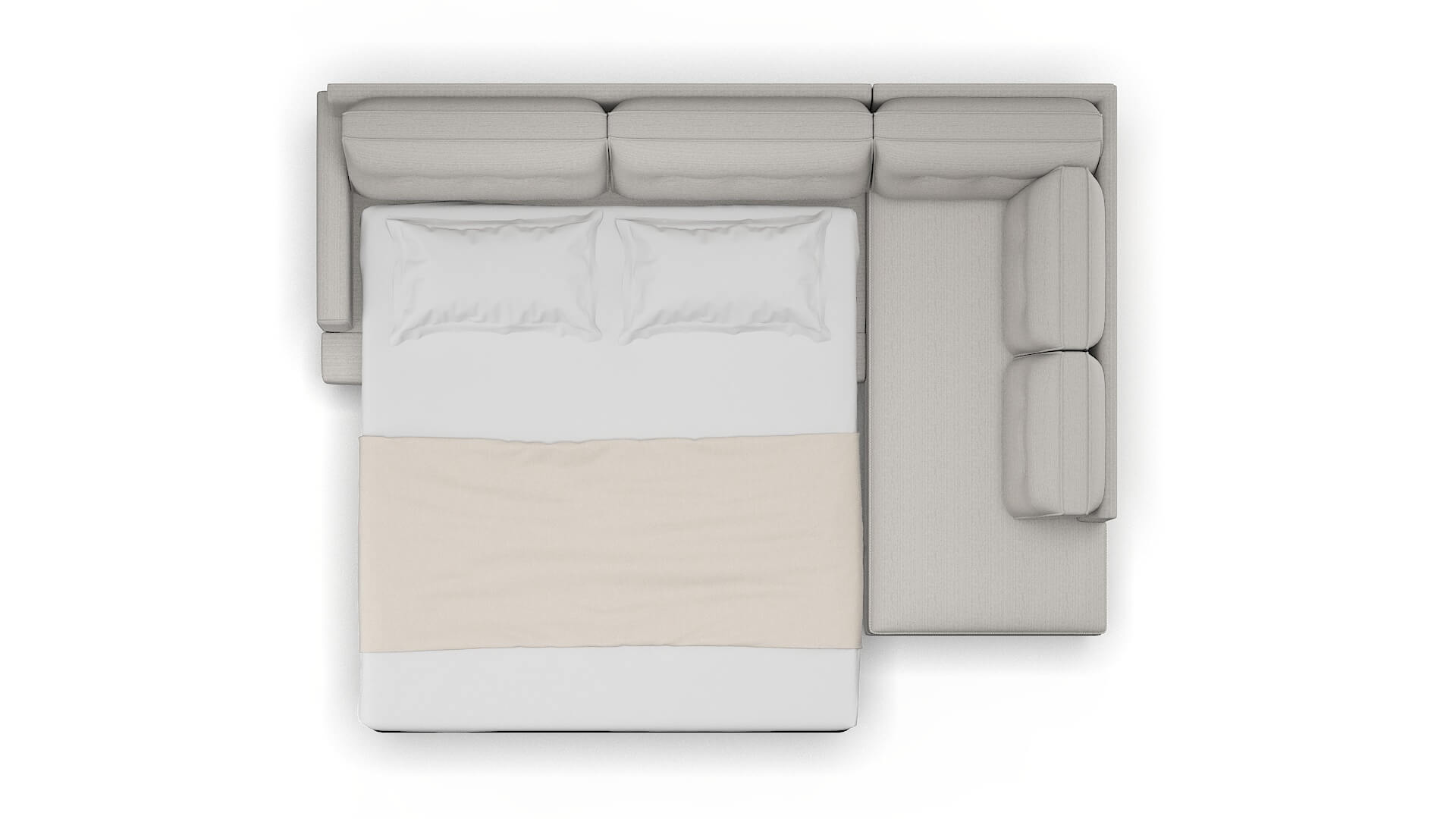 Naples Derby Grey Panel Sleeper Espresso legs 3