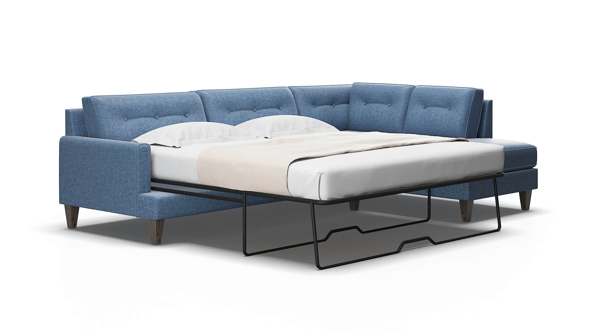 Naples Derby Navy Panel Sleeper Espresso legs 2