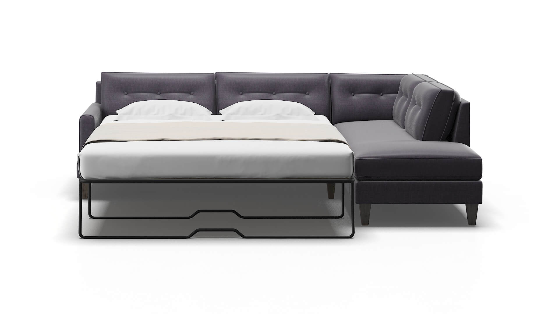 Naples Durham Ink Panel Sleeper Espresso legs 1