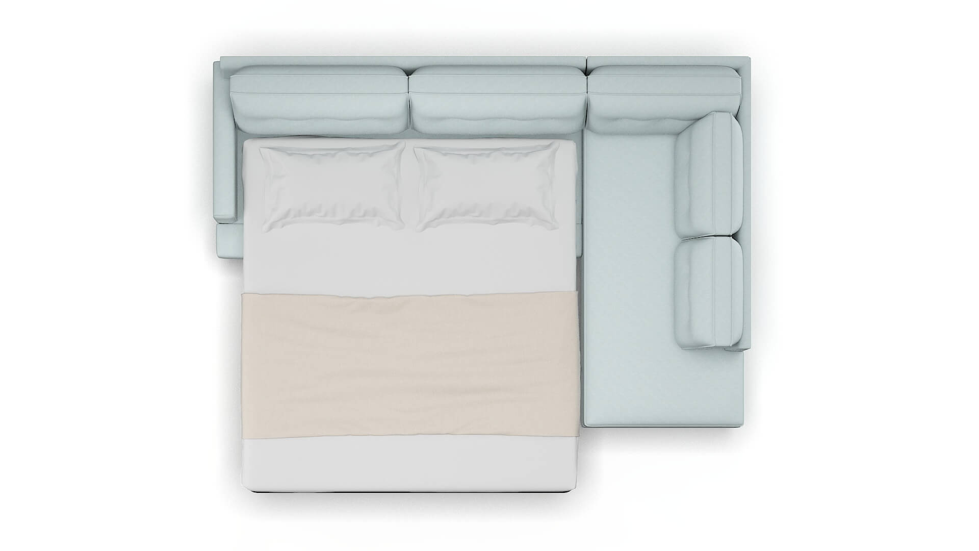 Naples Elliot Spa Panel Sleeper Espresso legs 3