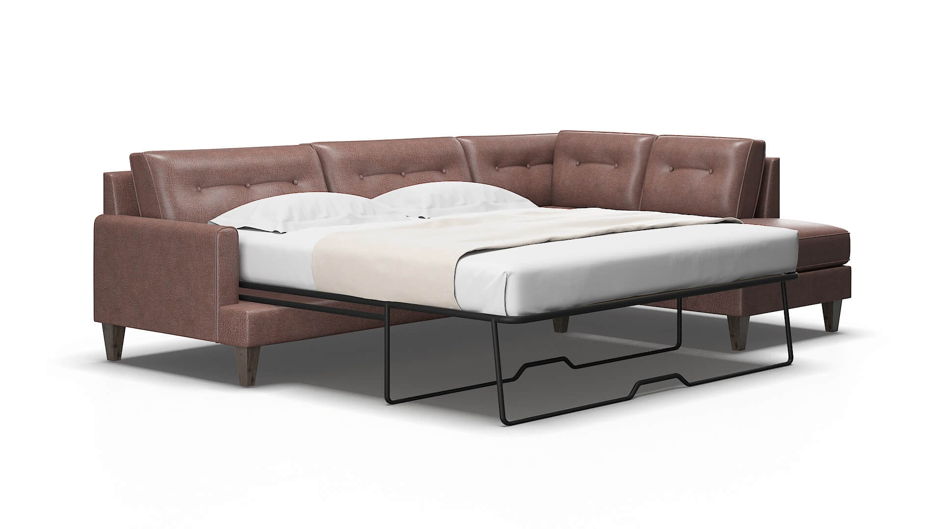 Naples Ford brown Panel sleeper Espresso Legs  2