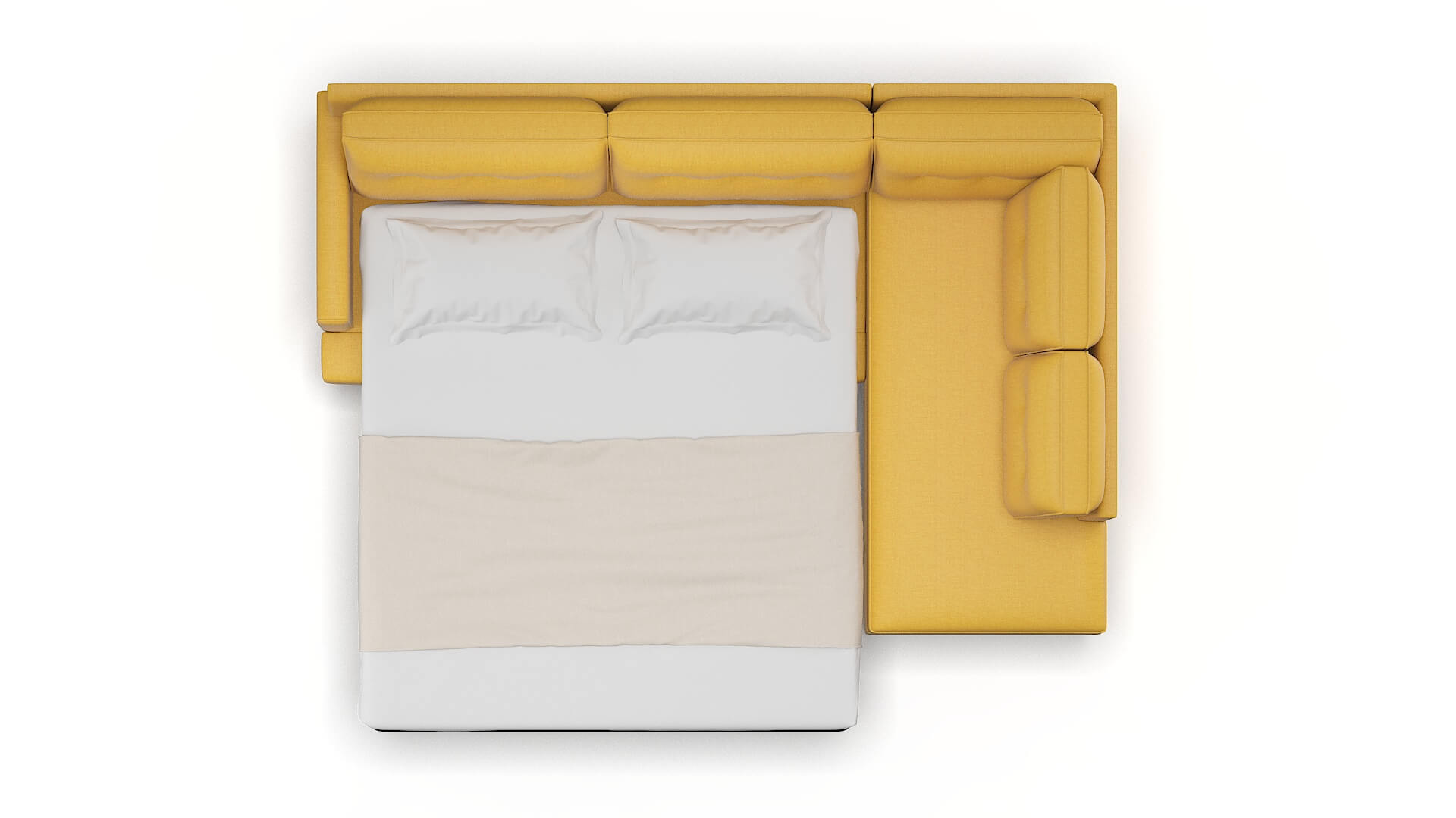 Naples Glee Aglow Panel Sleeper Espresso legs 3