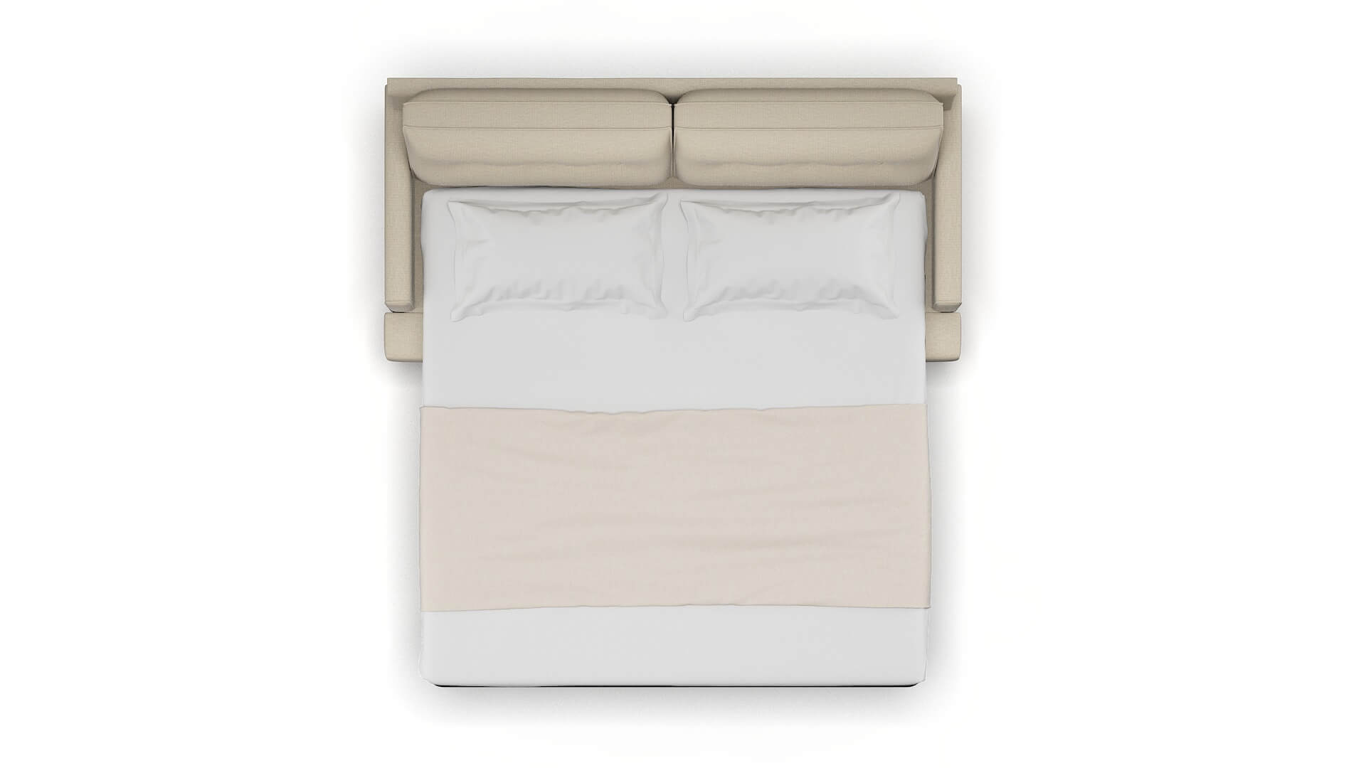 Naples Insight Barley Sofa Sleeper Espresso legs 3