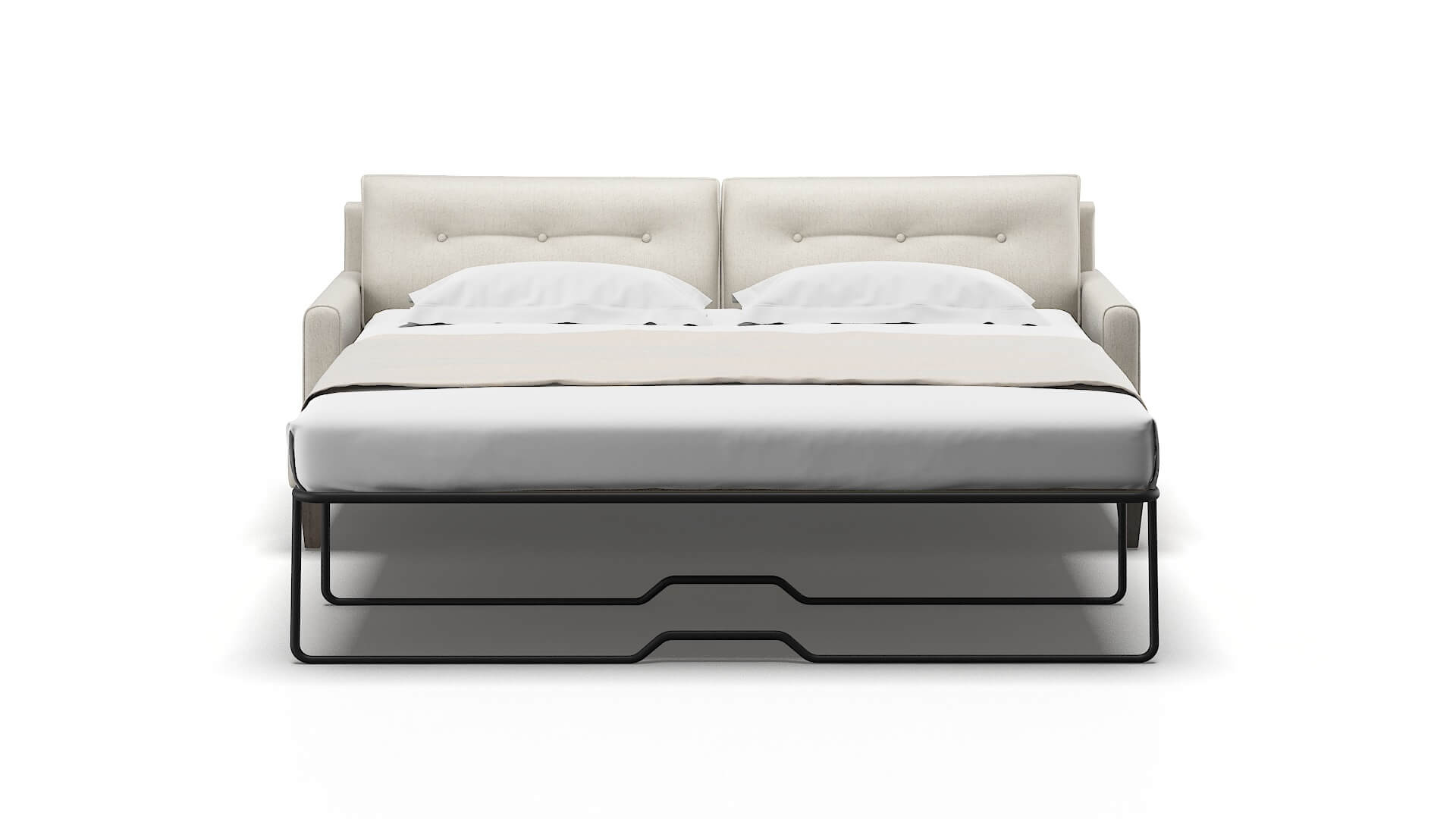 Naples Insight Dove Sofa Sleeper Espresso legs 1