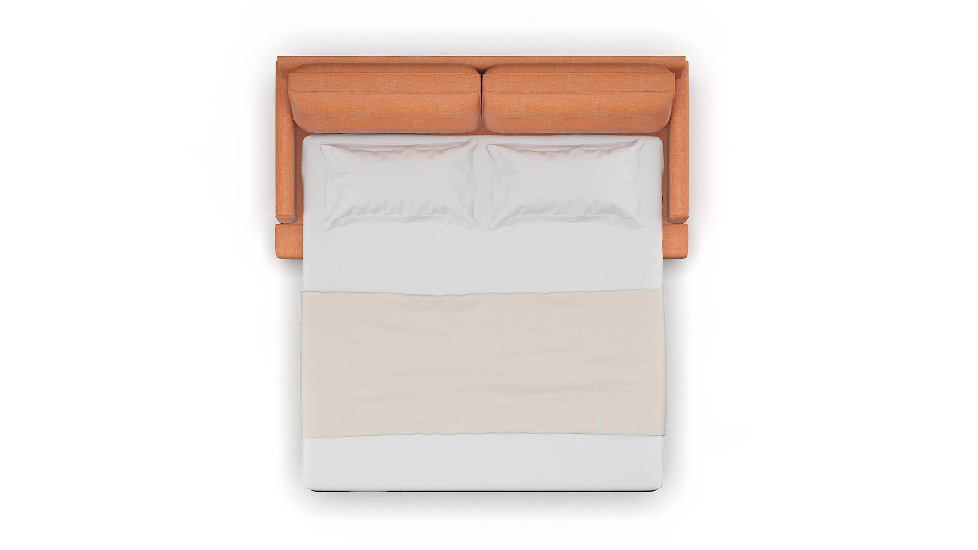 Naples Keylargo Terracotta Sofa Sleeper Espresso legs 3