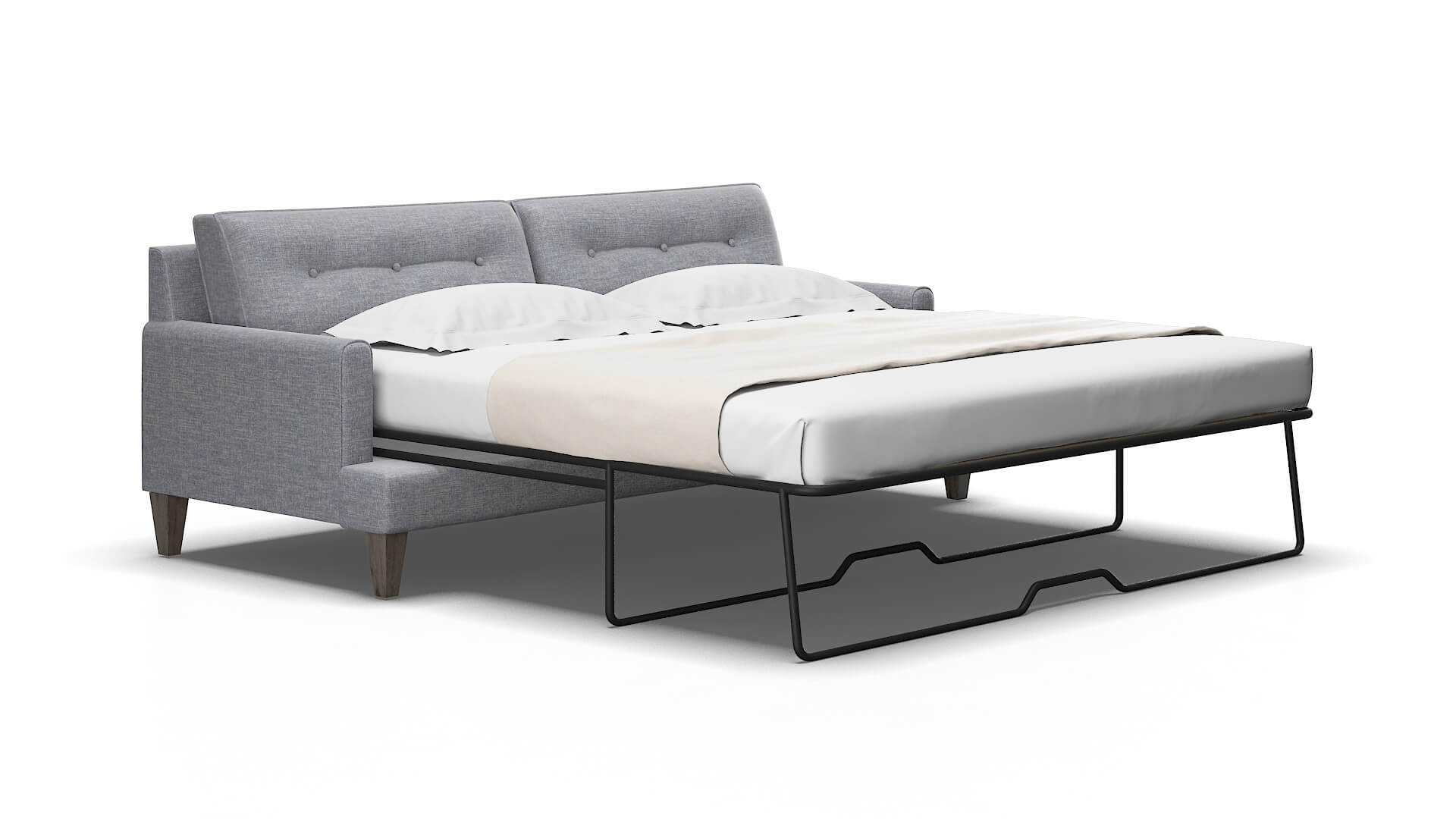 Naples Lana ash Sofa sleeper Espresso Legs  2