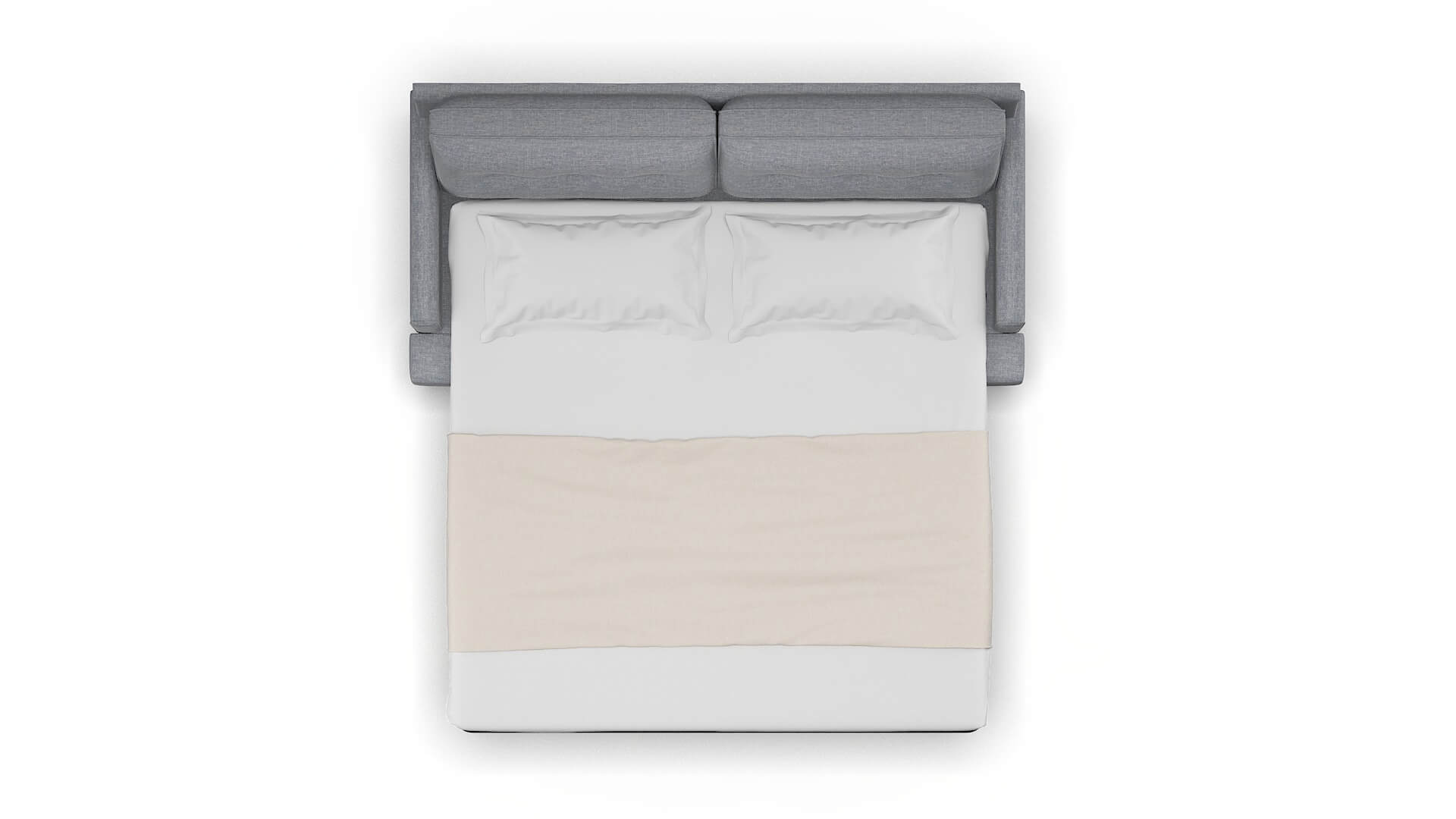 Naples Lana Ash Sofa Sleeper Espresso legs 3