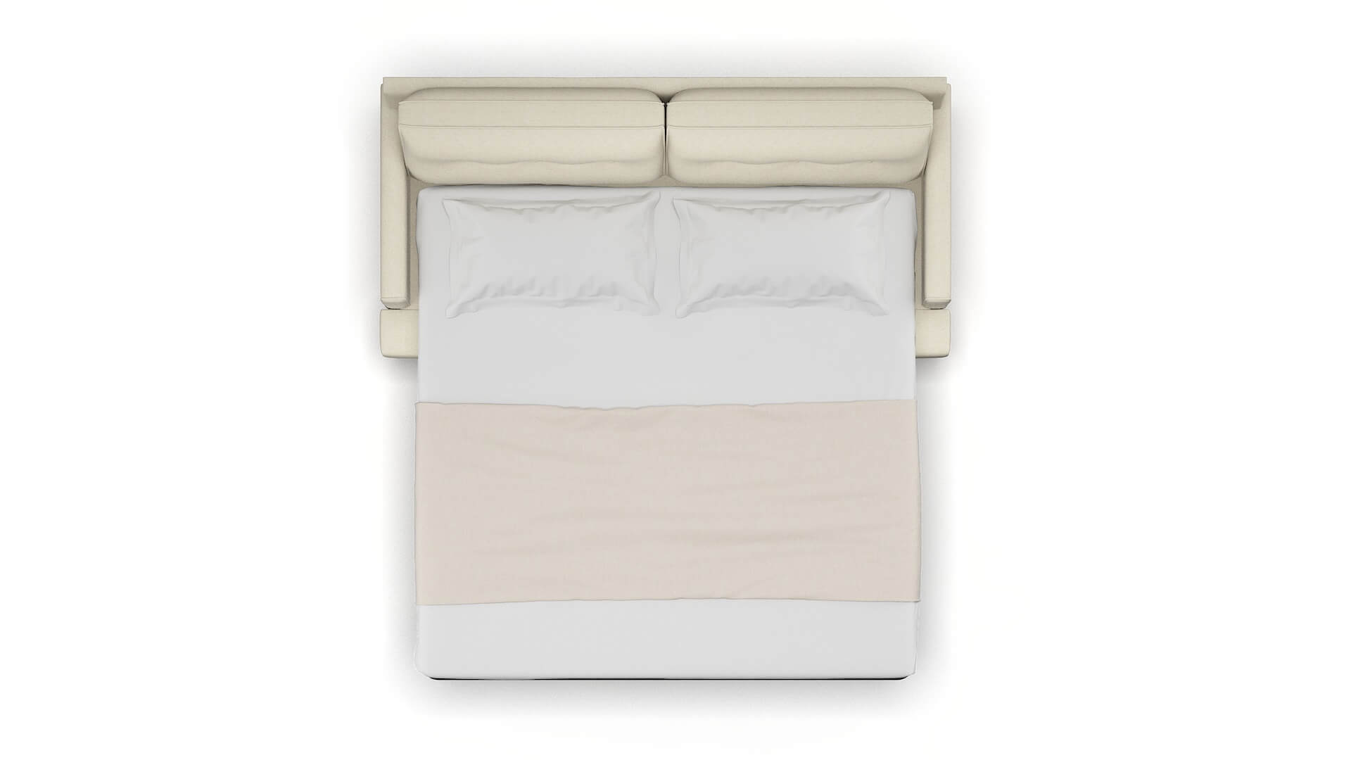 Naples Lana Sand Sofa Sleeper Espresso legs 3