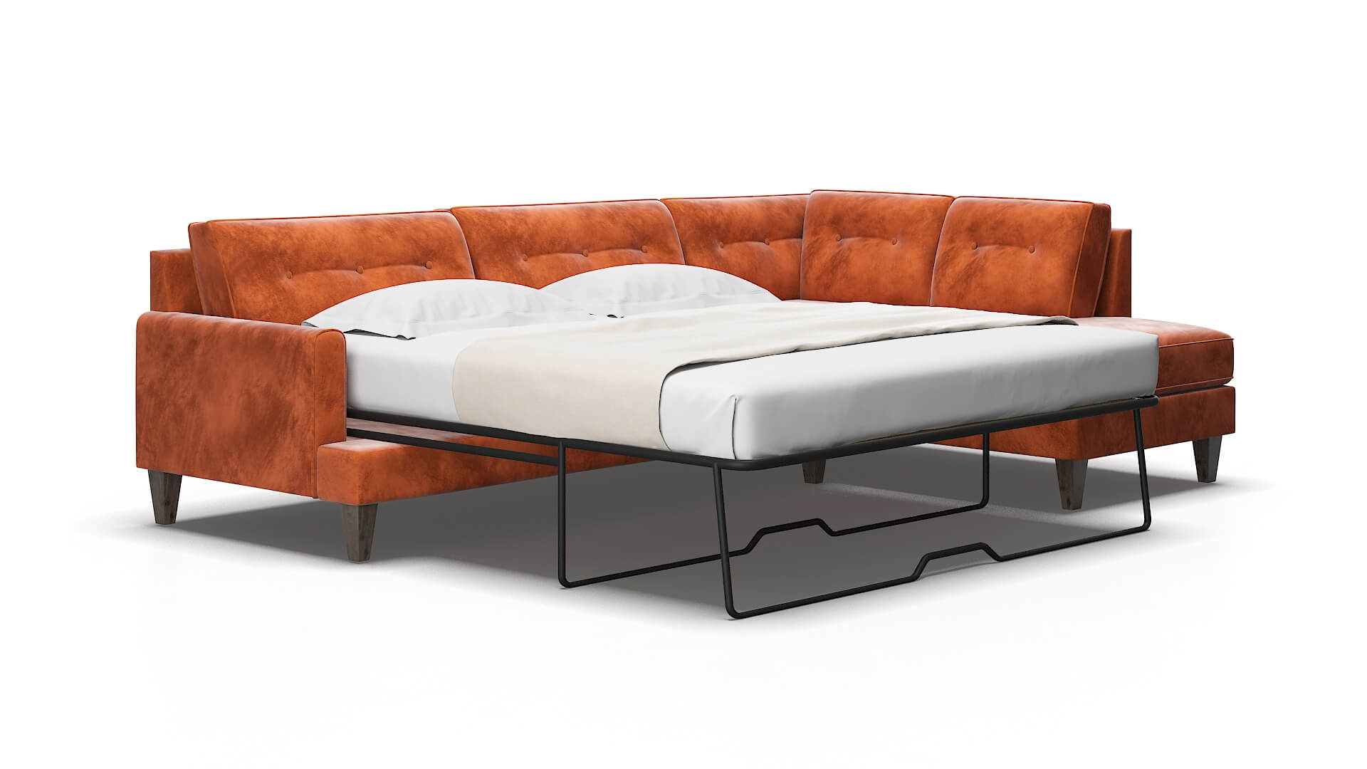 Naples Loft copper Panel sleeper Espresso Legs  2