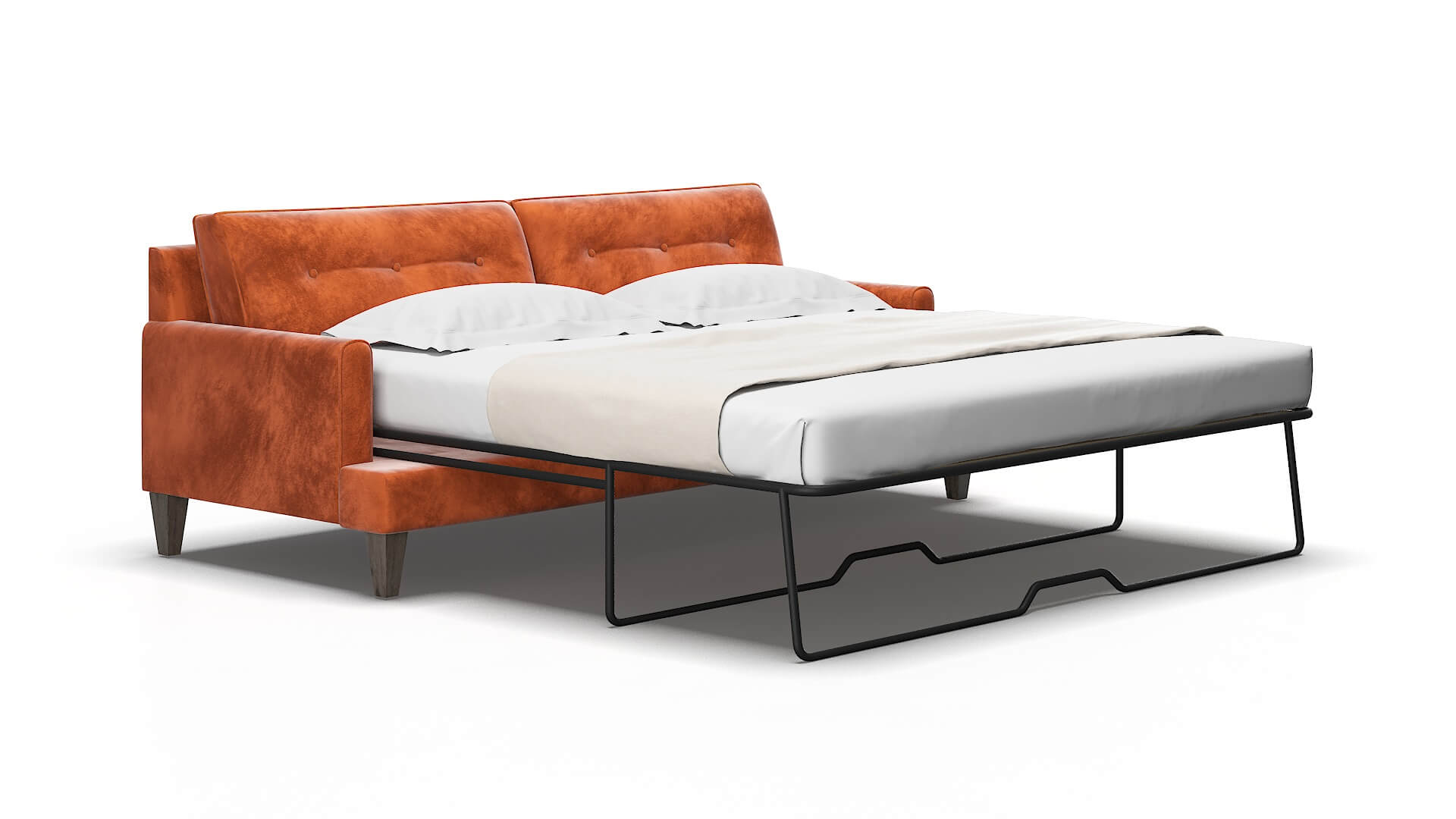 Naples Loft copper Sofa sleeper Espresso Legs  2