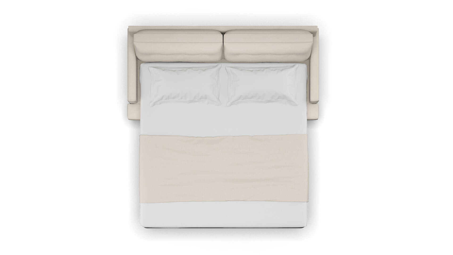 Naples Malibu Linen Sofa Sleeper Espresso legs 3