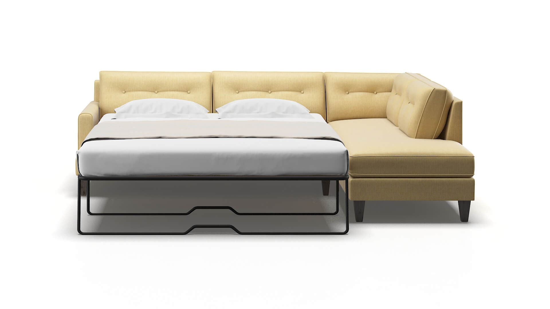 Naples Malibu Maize Panel Sleeper Espresso legs 1