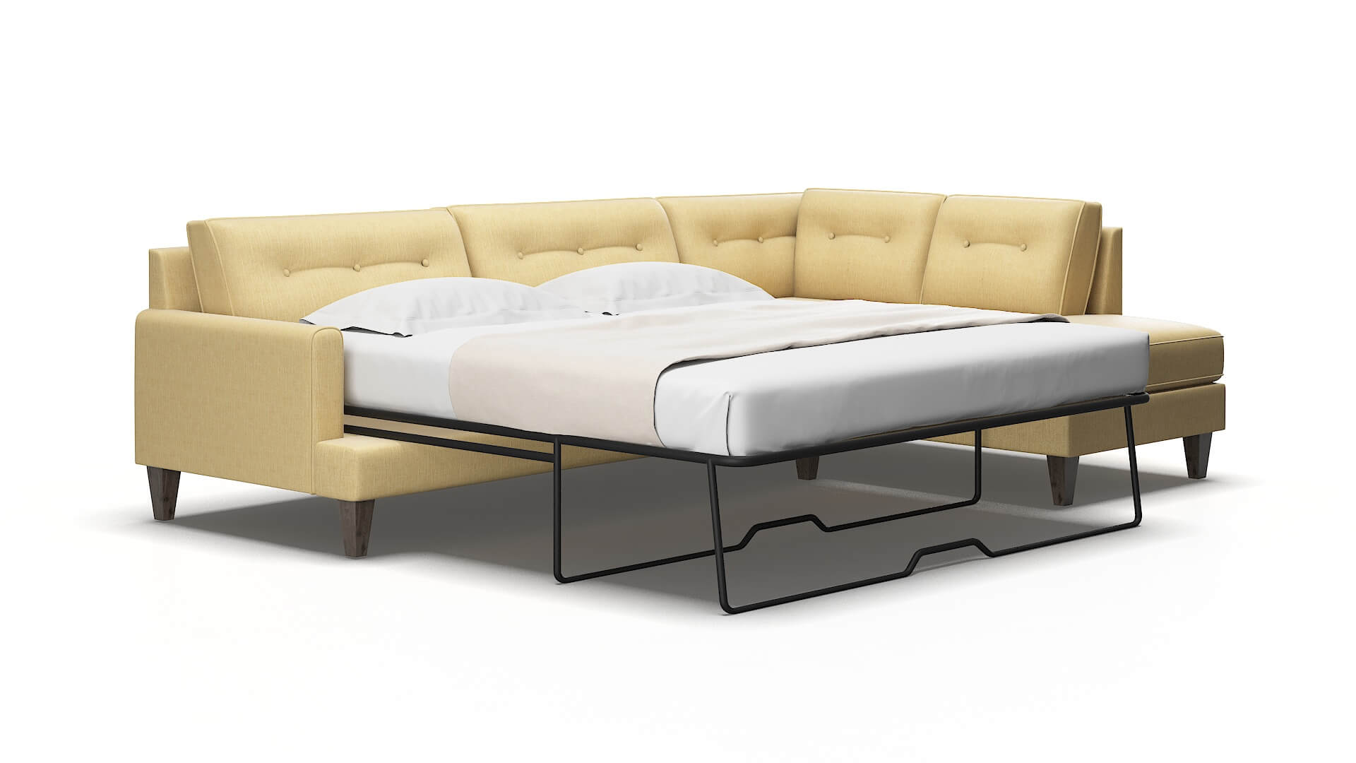 Naples Malibu maize Panel sleeper Espresso Legs  2