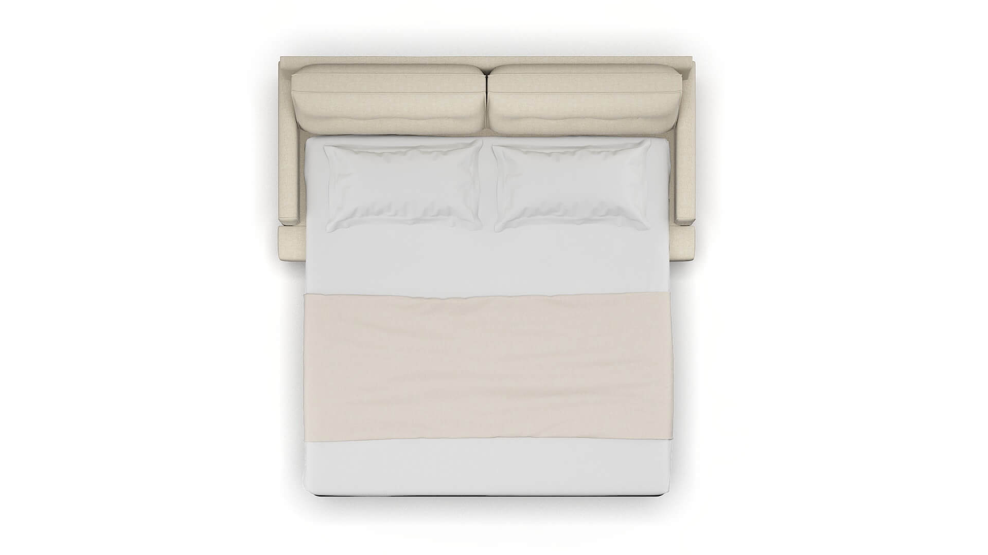 Naples Malibu Sand Sofa Sleeper Espresso legs 3