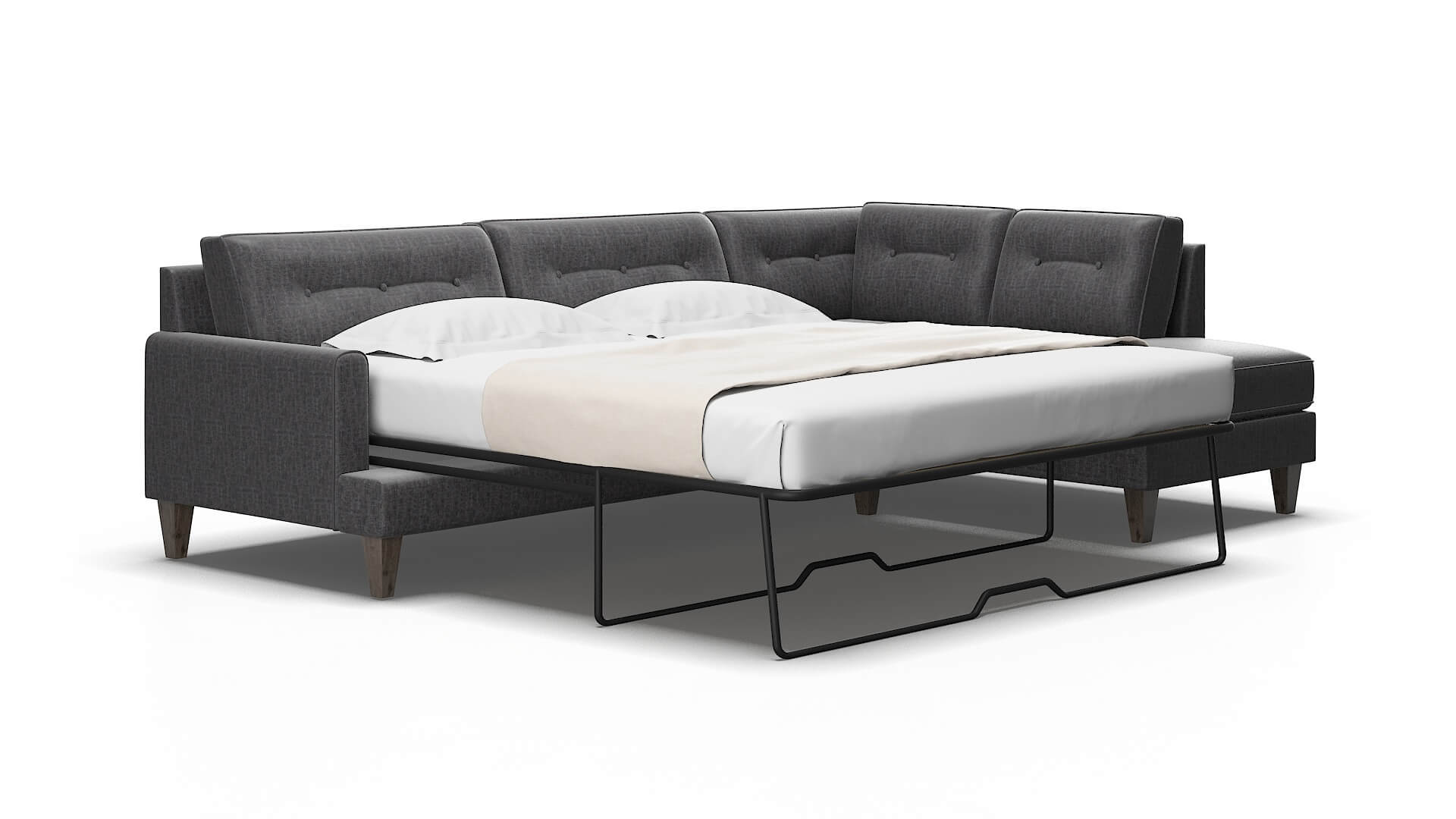 Naples Marcy Baltic Panel Sleeper Espresso legs 2