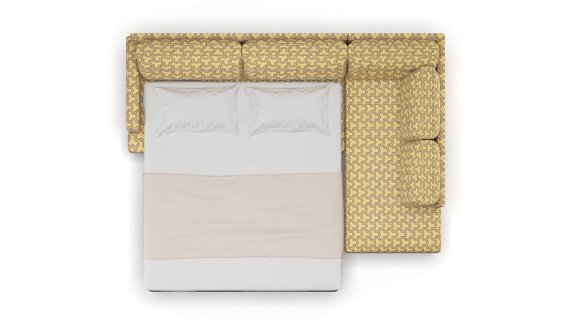 Naples Merci Dijon Panel Sleeper Espresso legs 3