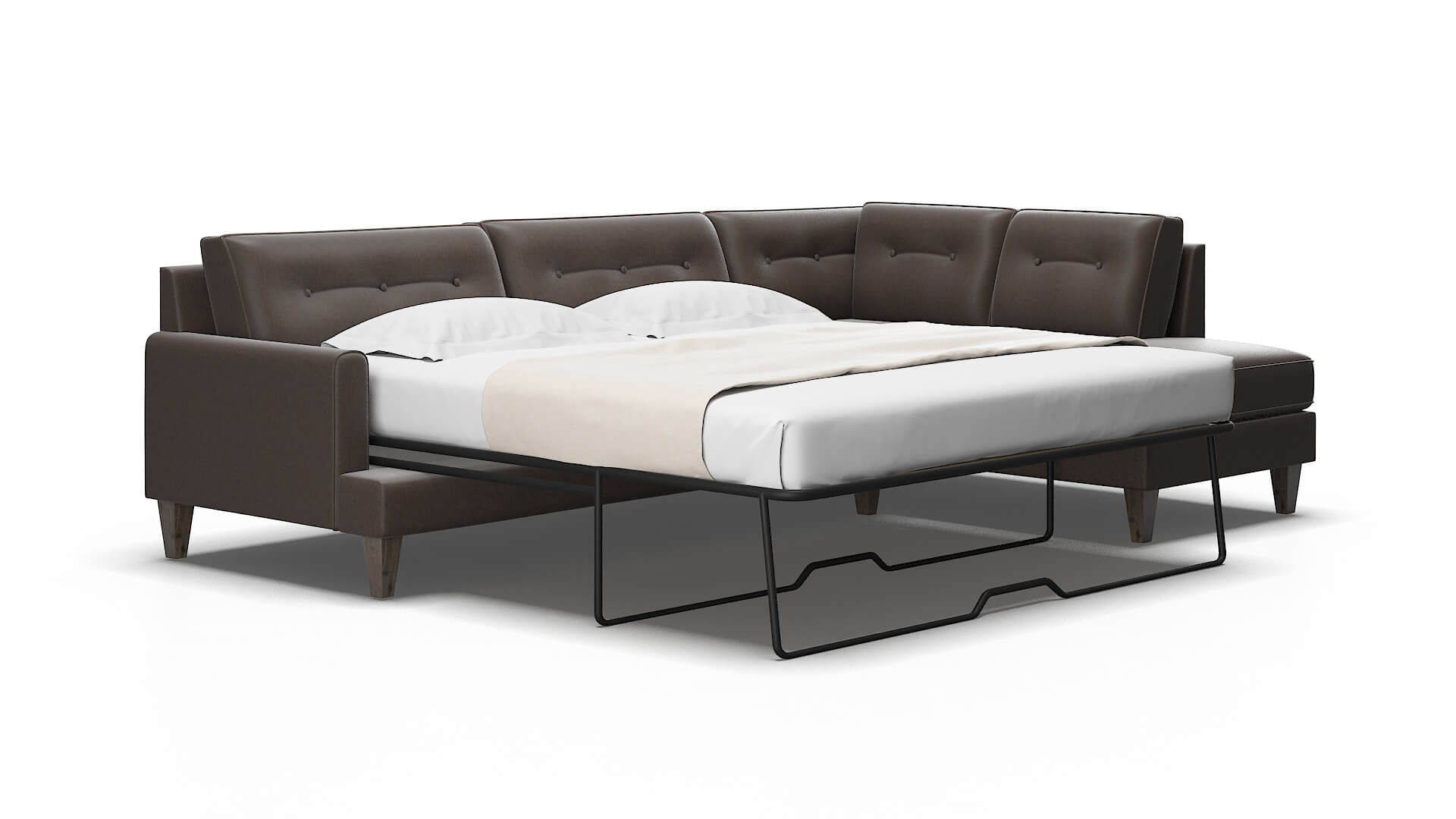 Naples Naples graphite Panel sleeper Espresso Legs  2