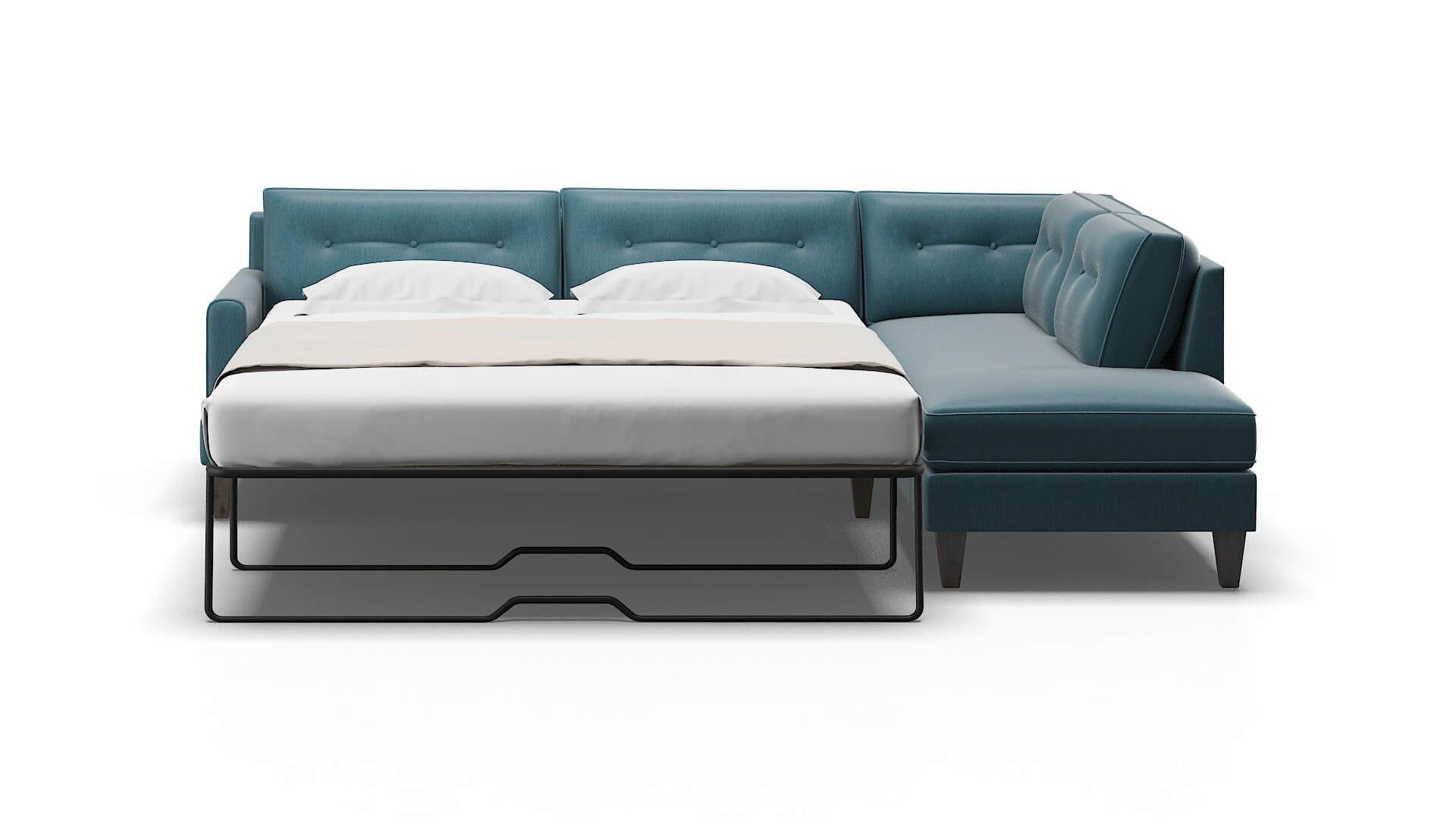 Naples Naples Slate Panel Sleeper Espresso legs 1