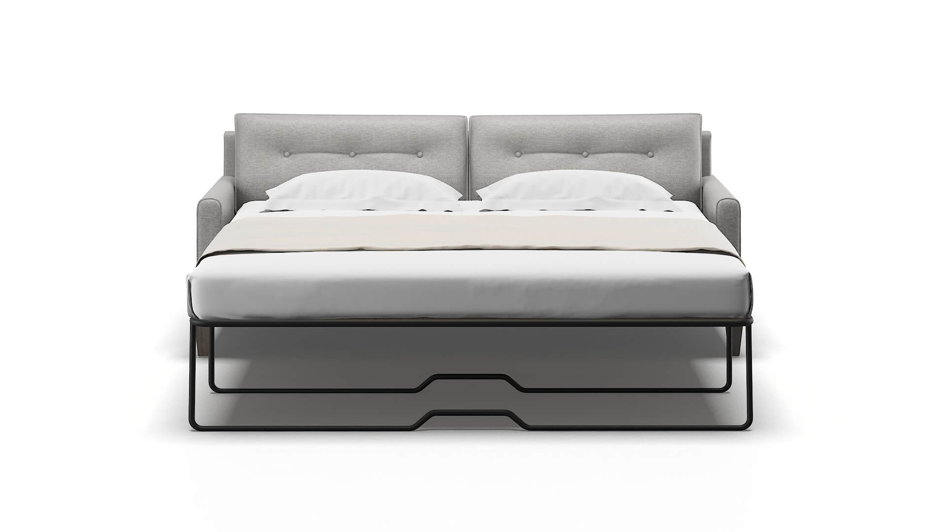 Naples Phoenix Smoke Sofa Sleeper Espresso legs 1