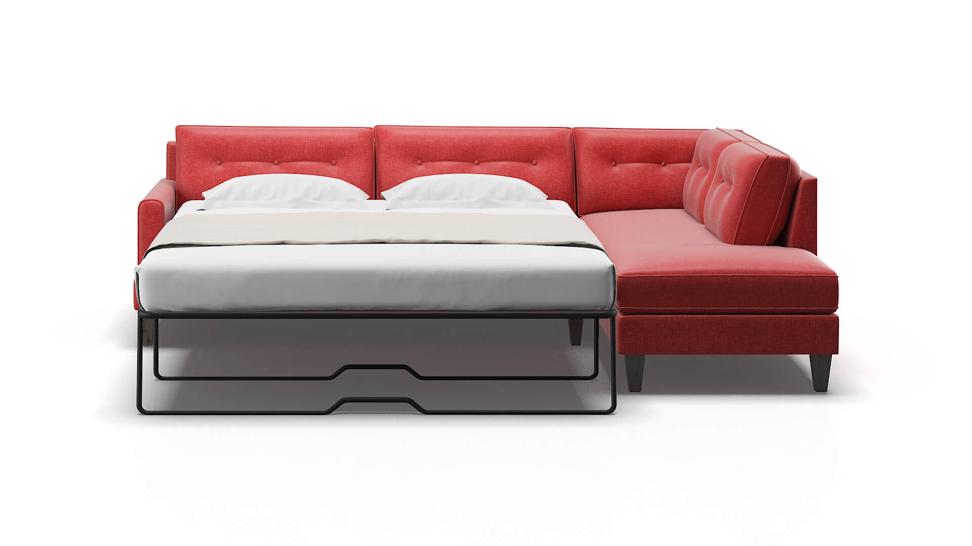 Naples Portland Berry Panel Sleeper Espresso legs 1